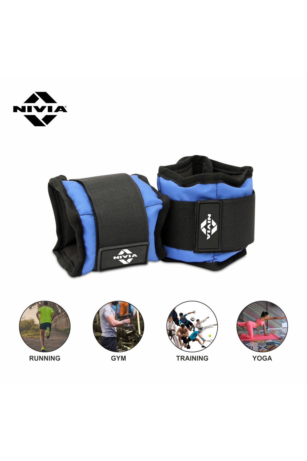 Nivia-WW 940 Ankle Wrist Weights, 0.5kg 3