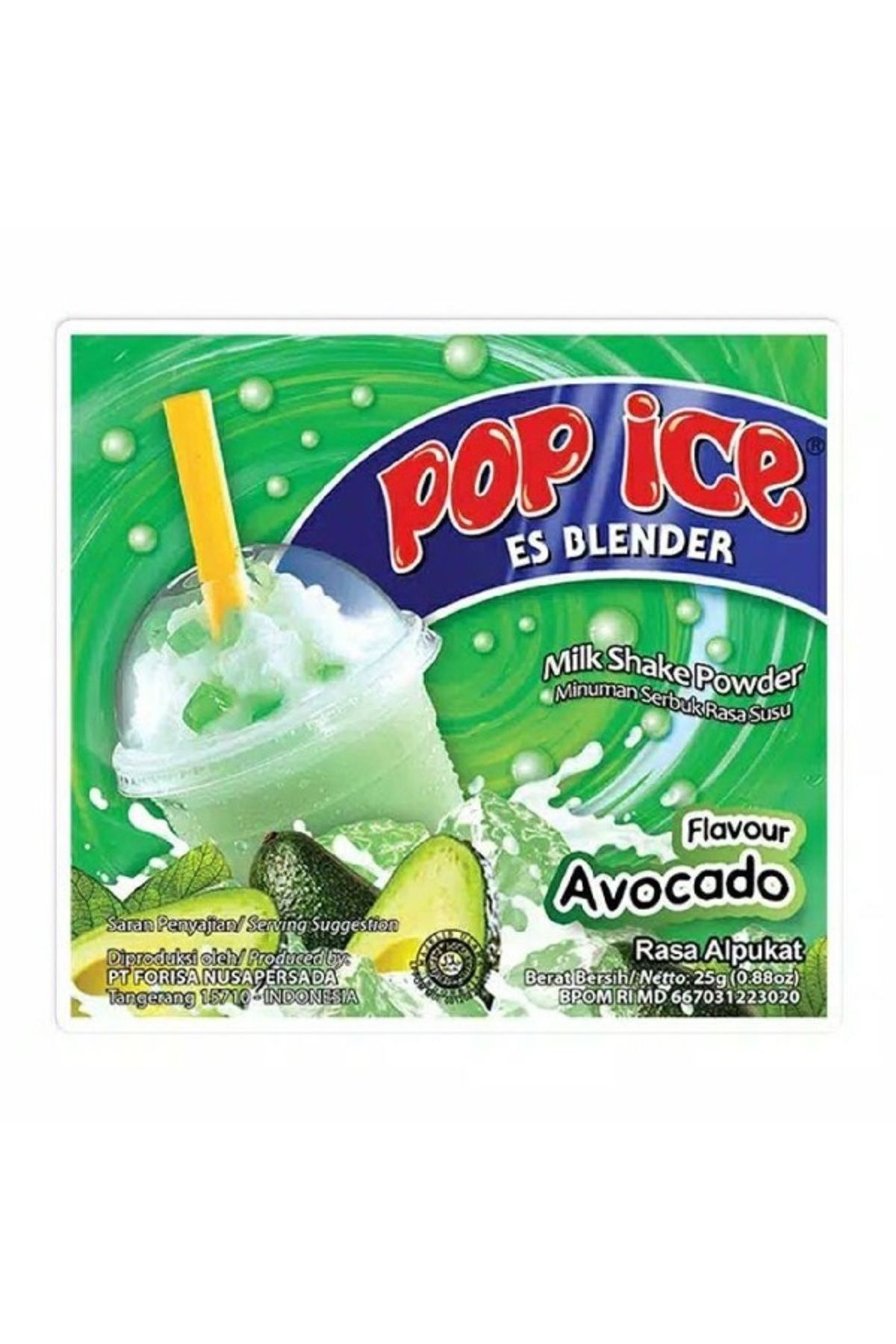 POP ICE Es Blender Milk Shake Powder Minuman Serbuk Rasa Susu 23g 1 paket