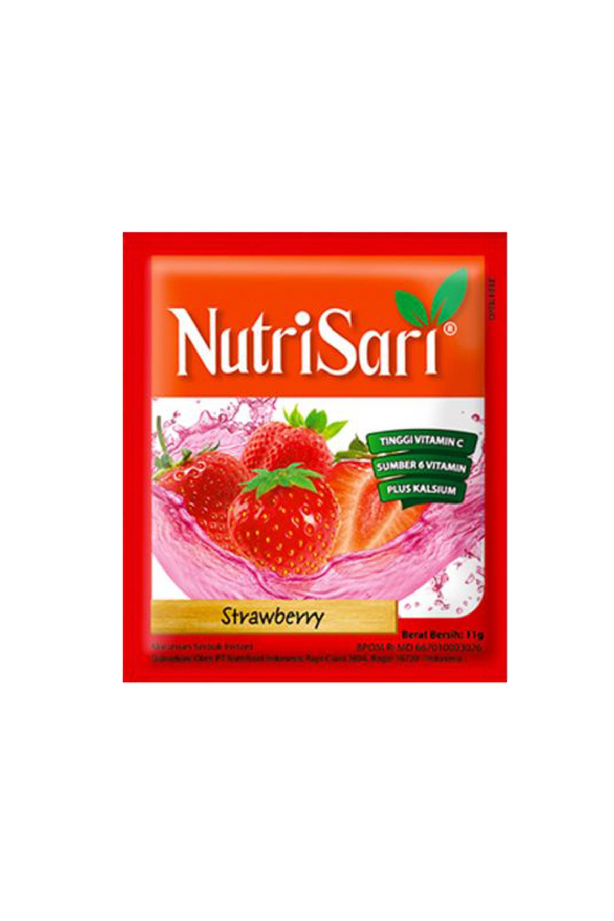 Nutri sarı strawberry 11g 1 paket