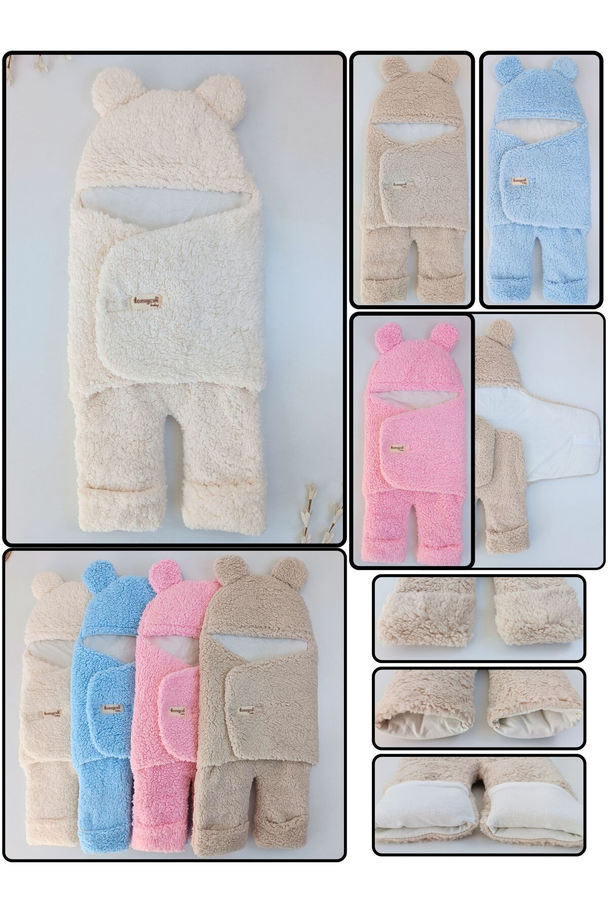 Tomuycuk-Welsoft Extra Long Personality Plush Blanket - Emergency Feet, 0-12Months Sleeping Bag 2