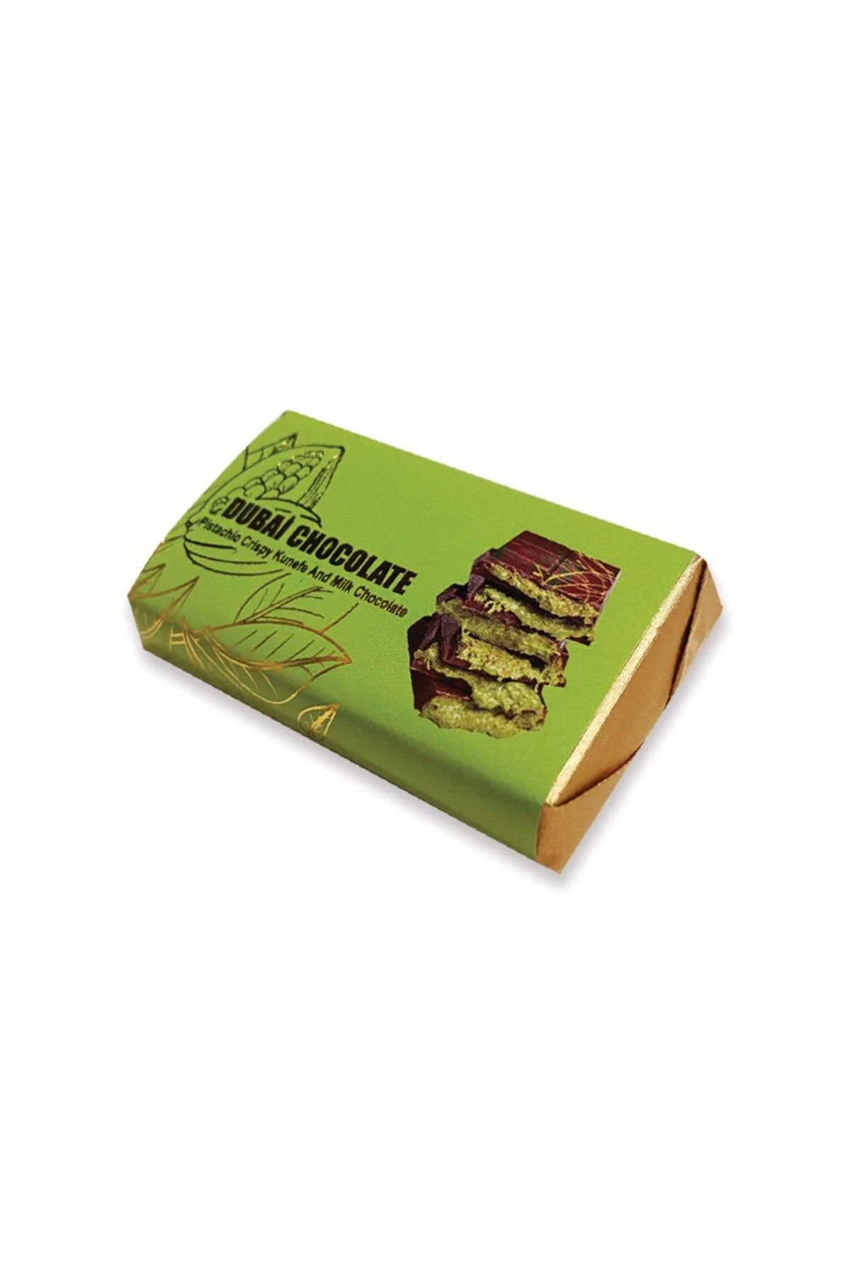 real dubai chocolate with pistachio crispy kadayif real dubai chocolate 22g luxury flavour