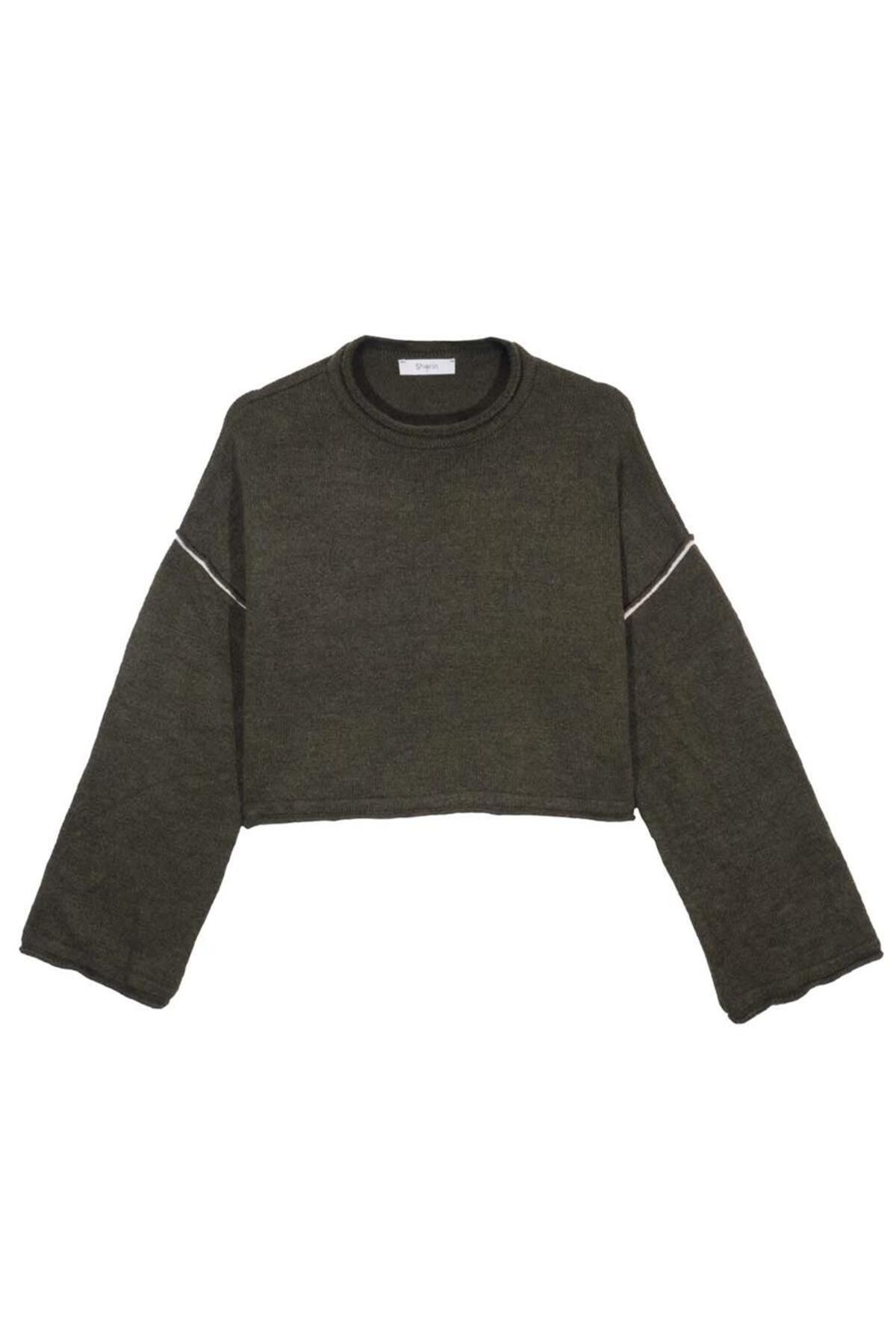 SHERIN-Khaki Basic Knitwear Sweater 6