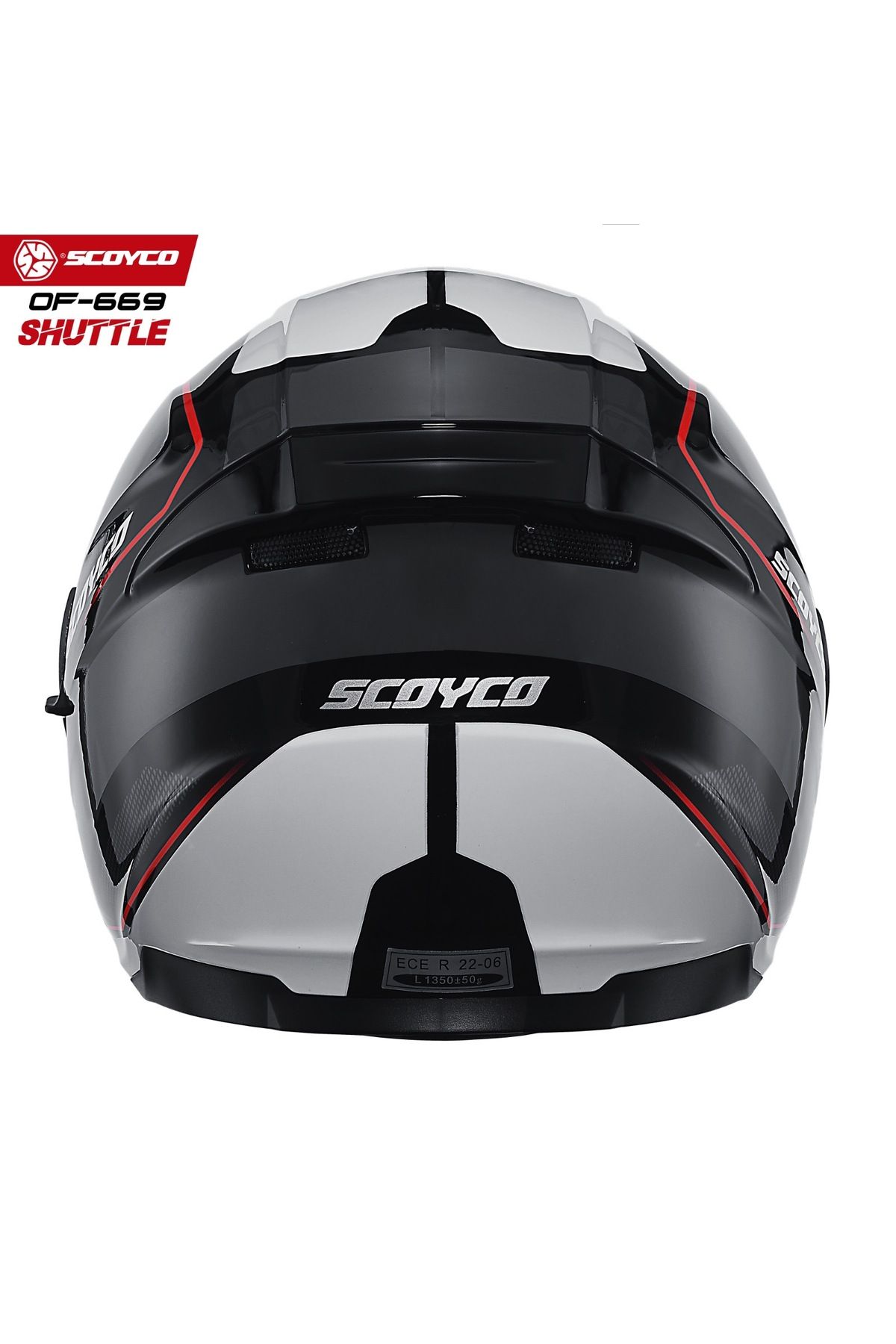 Scoyco-Of669 Half Open Glass (Chinless) - Motorcycle Helmet with Sun Visor (Goggles) (Dot-Ce) Shuttle 5