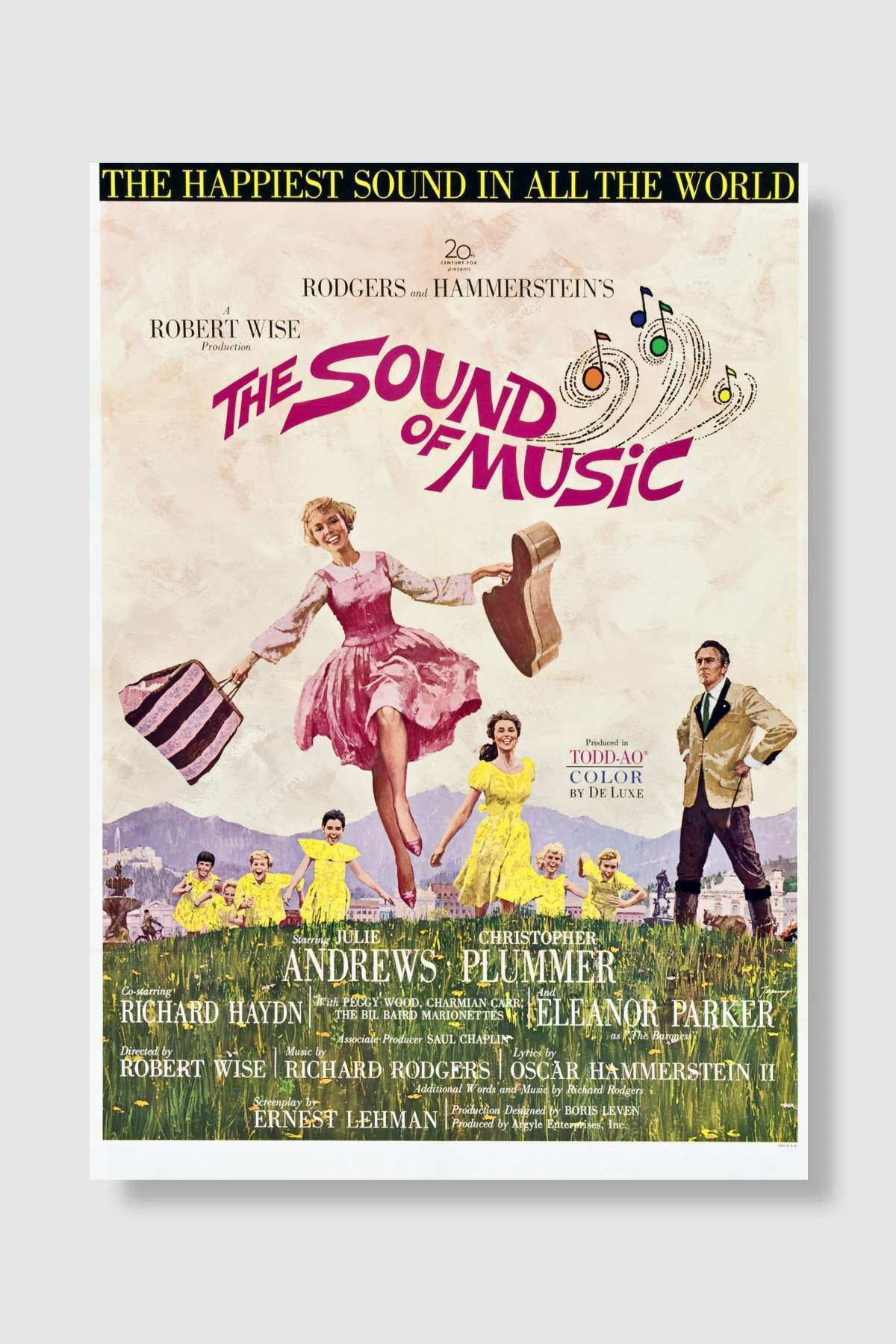 Mudi Store-Jolly Days - the Sound of Music Movie Poster Frameless High Quality Movie Poster Wall Poster 1