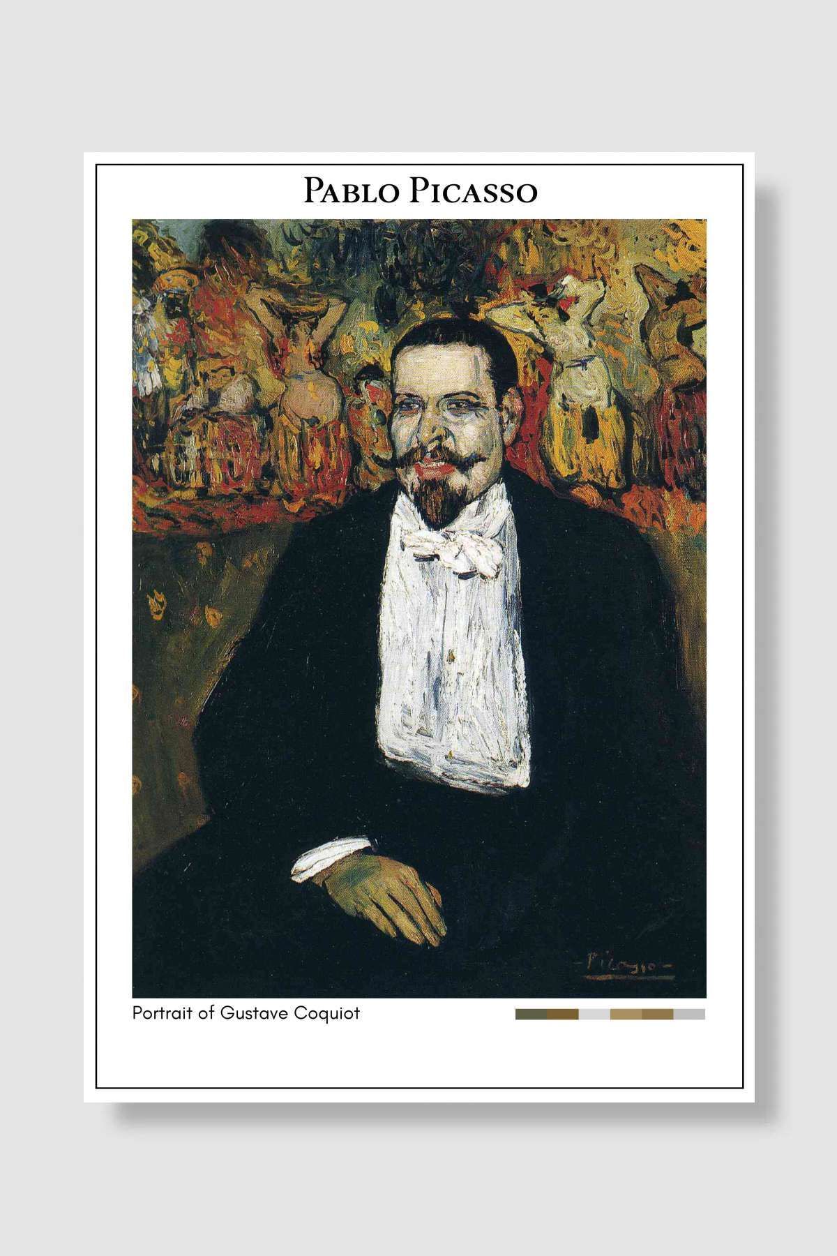 kubdekor-Pablo Picasso Portrait of Gustave Coquiot Poster 1