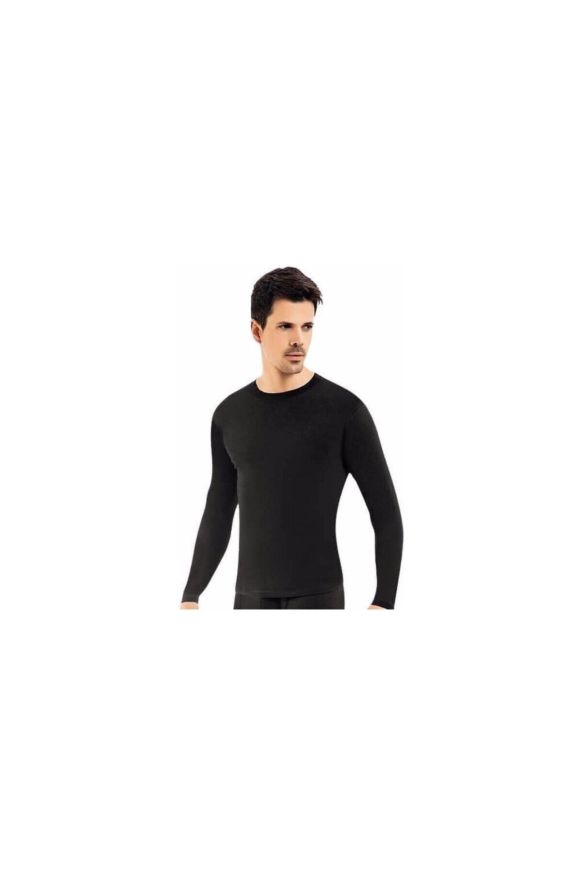 KOTA-Men's Winter Black Undershirt - Thermal Warm Underwear 1