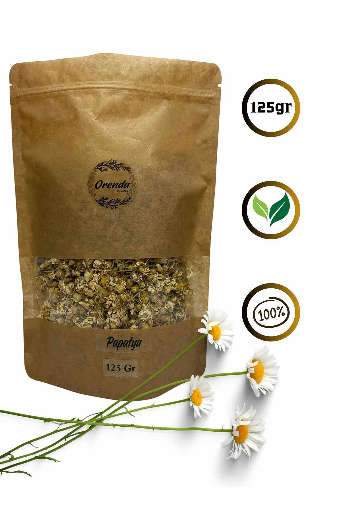 Orenda Papatya Çayı 125gr (Doğal Kurutulmuş Elenmiş, Doğanın Sunduğu en değerli rahatlatıcı çayı)