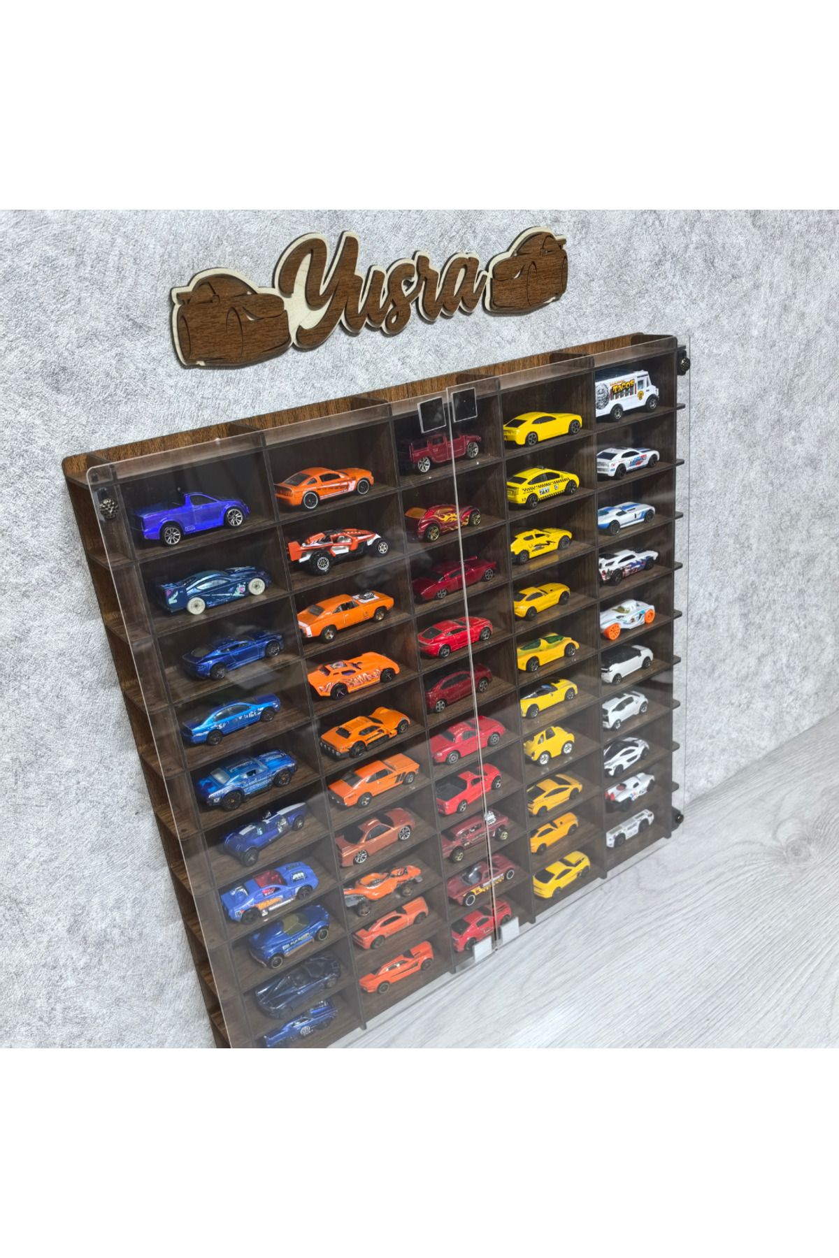 Pleksi Kapak 1/64 Hotwheels Matchbox Oyuncak Hobi Koleksiyon Model,Akrilik Kapaklı Araba Rafı