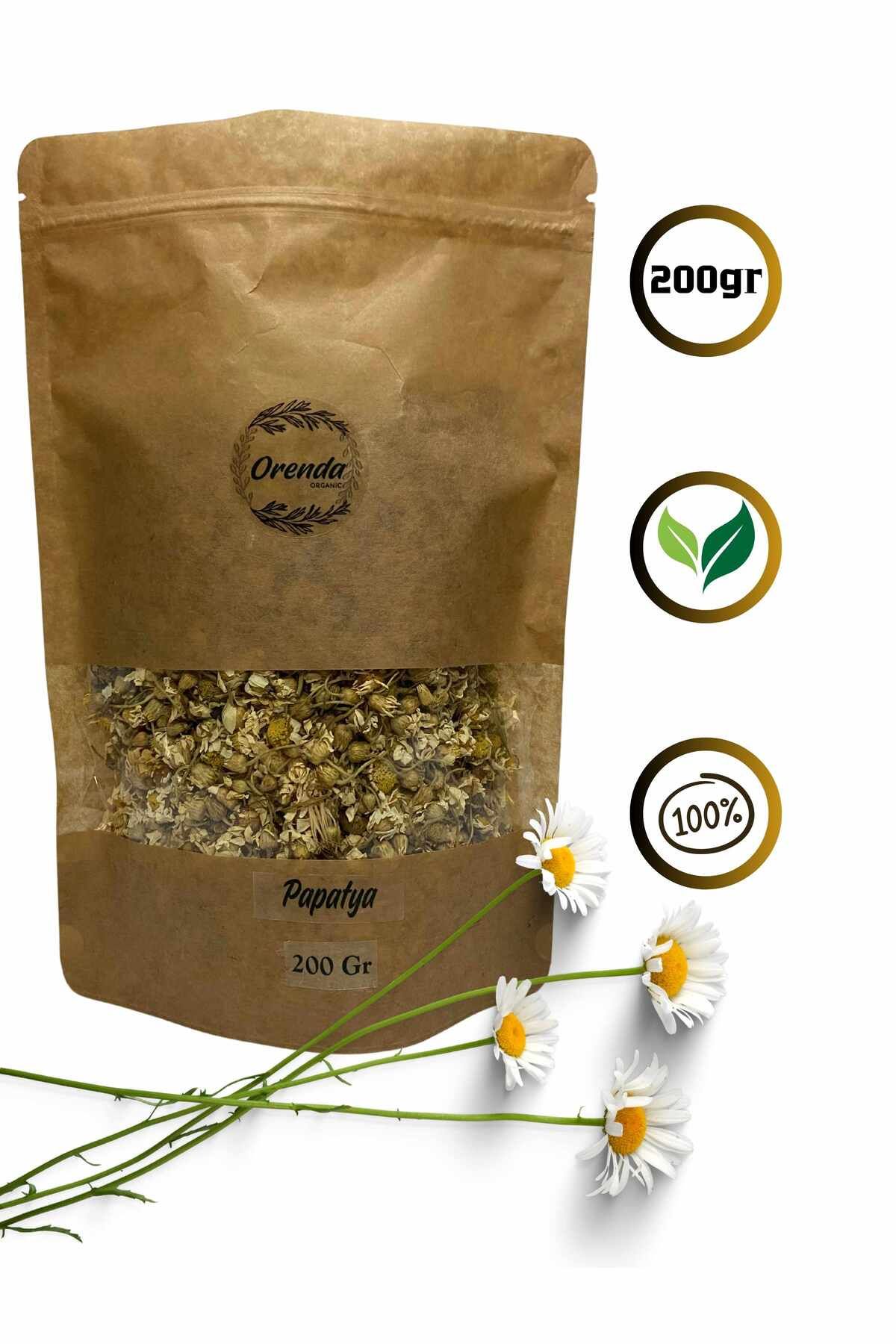 Orenda Papatya Çayı 200gr (Doğal Kurutulmuş Elenmiş, Doğanın Sunduğu en değerli rahatlatıcı çayı)