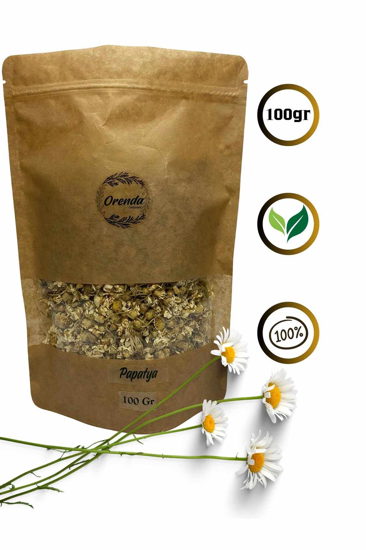 Orenda Papatya Çayı 100gr (Doğal Kurutulmuş Elenmiş, Doğanın Sunduğu en değerli rahatlatıcı çayı)