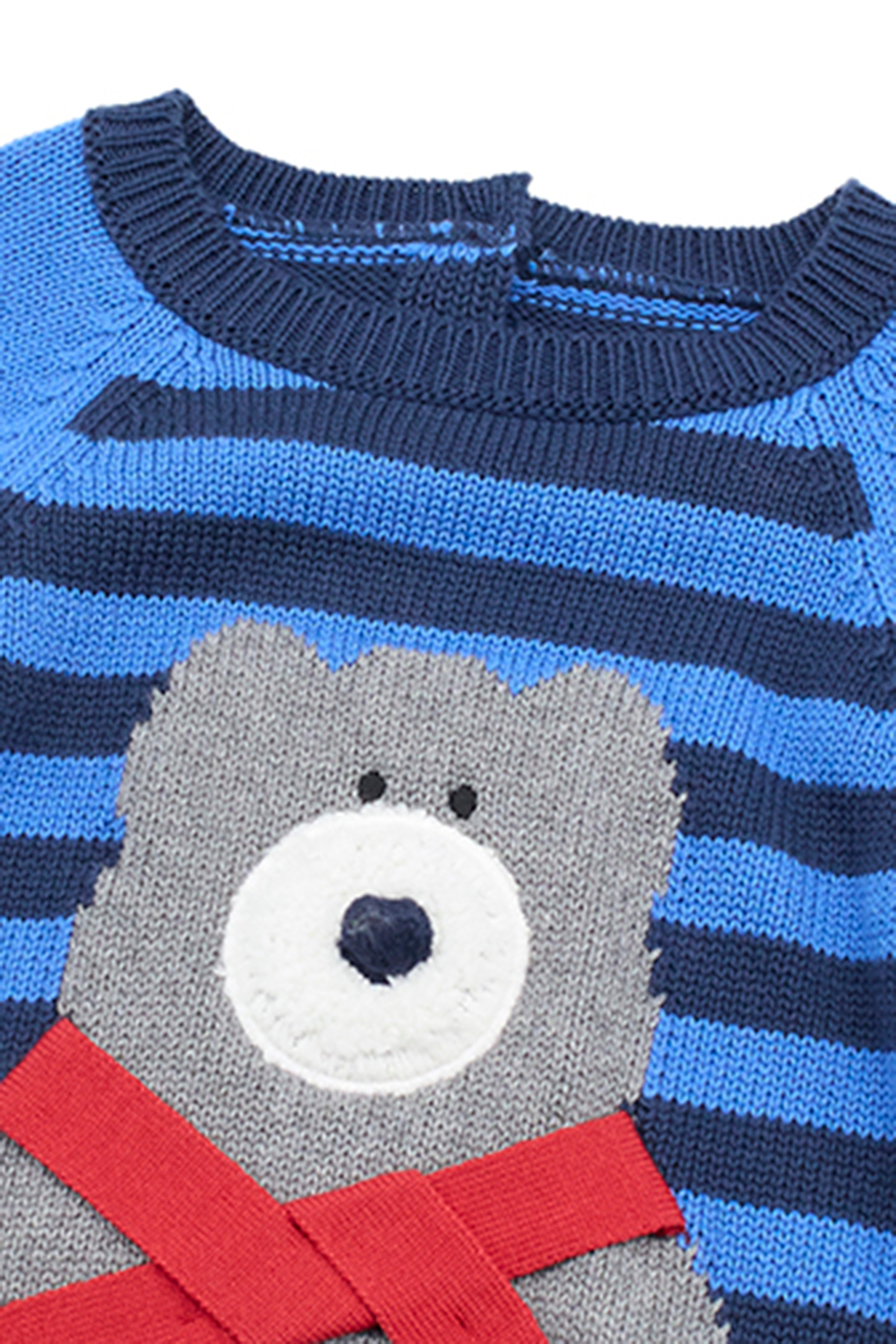 Panço Erkek Bebek Lacivert Triko Kazak fotoğrafı 3 (önizleme)