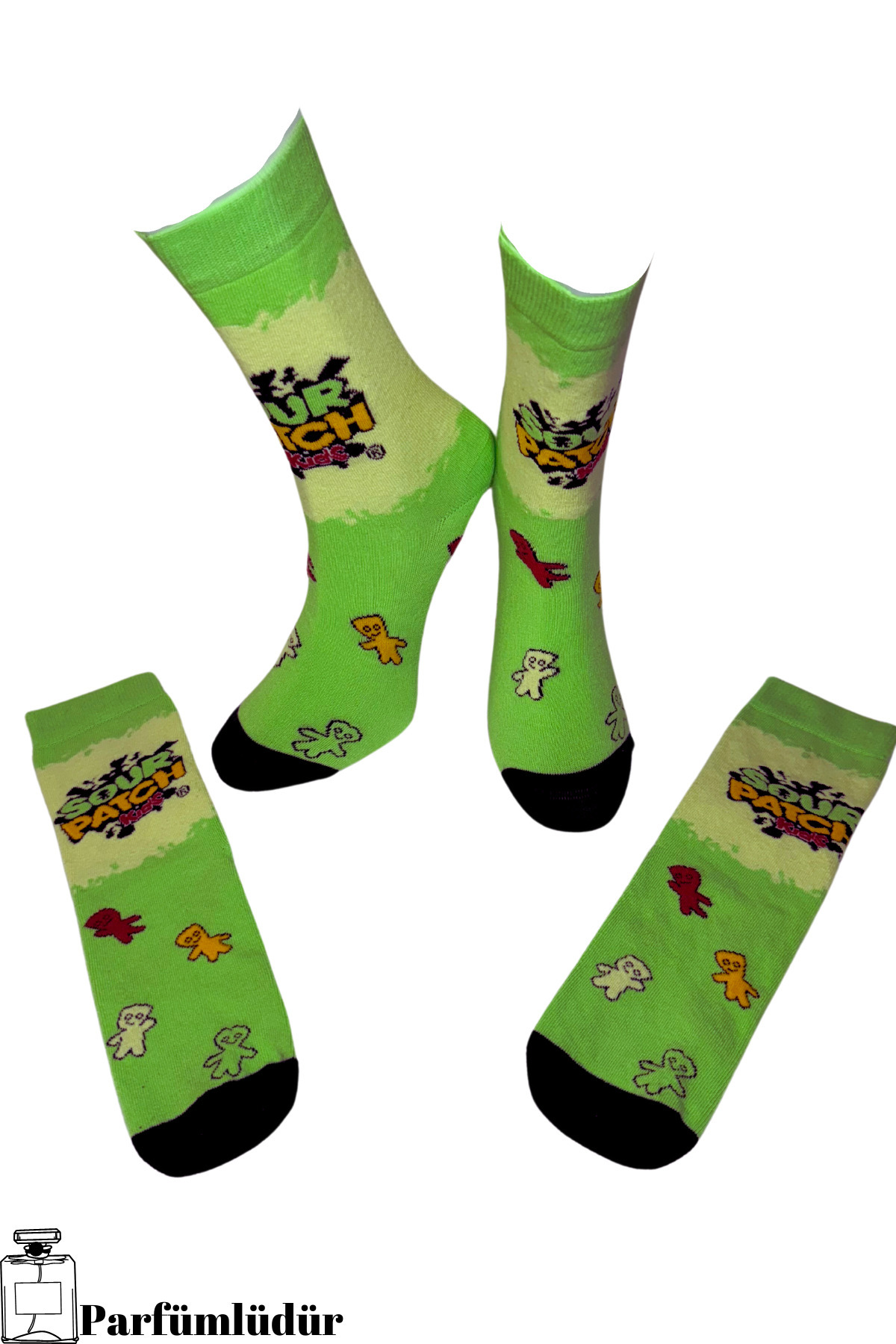 PJ & Me-Sprite and Sour Patch Patterned 2-Piece Socks Set 2
