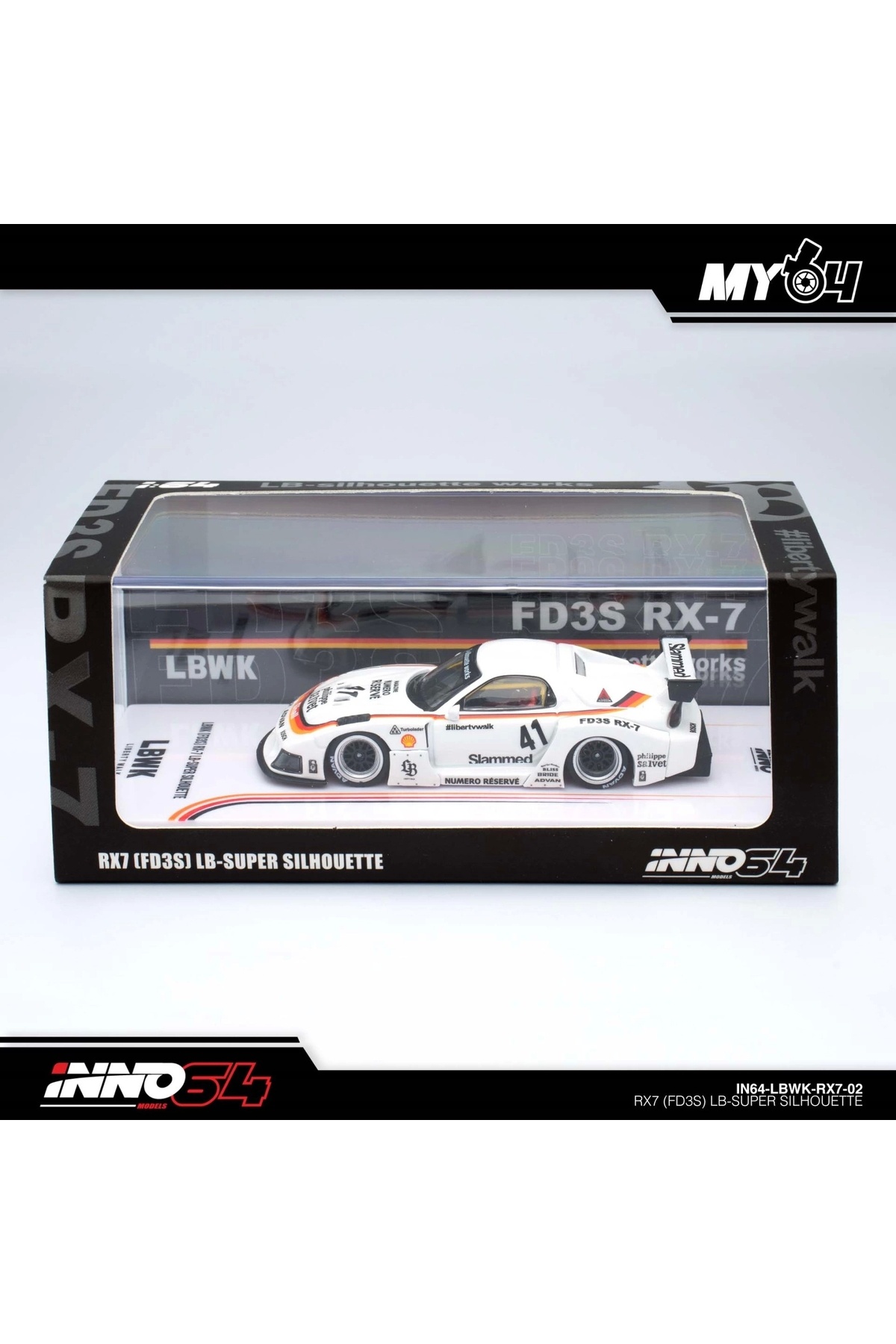 Inno 64 Models Inno 1/64 Mazda Rx7 (FD3S) Lb-super Sılhouette In64-lbwk ...