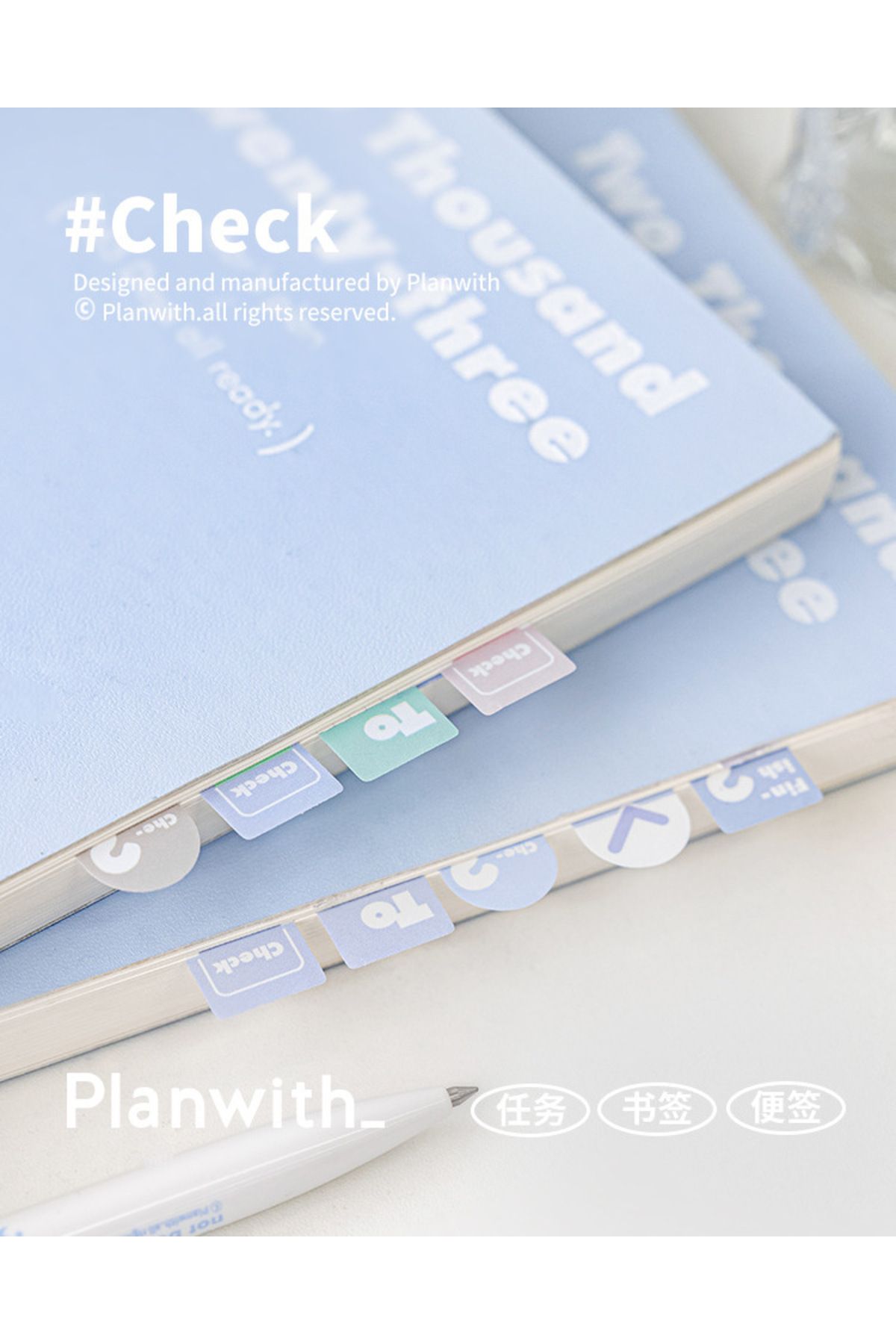 GUGUK-Sky Notes - Check/Note-Check Sticky Note Set, Index Sticker and Post-It 4