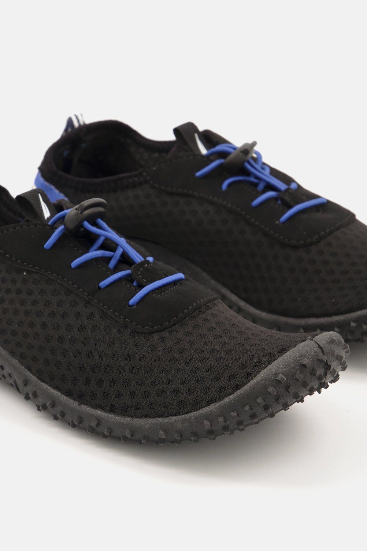 Nautica-Men Low Cut Lace Up Casual Shoes, Black/Blue 3