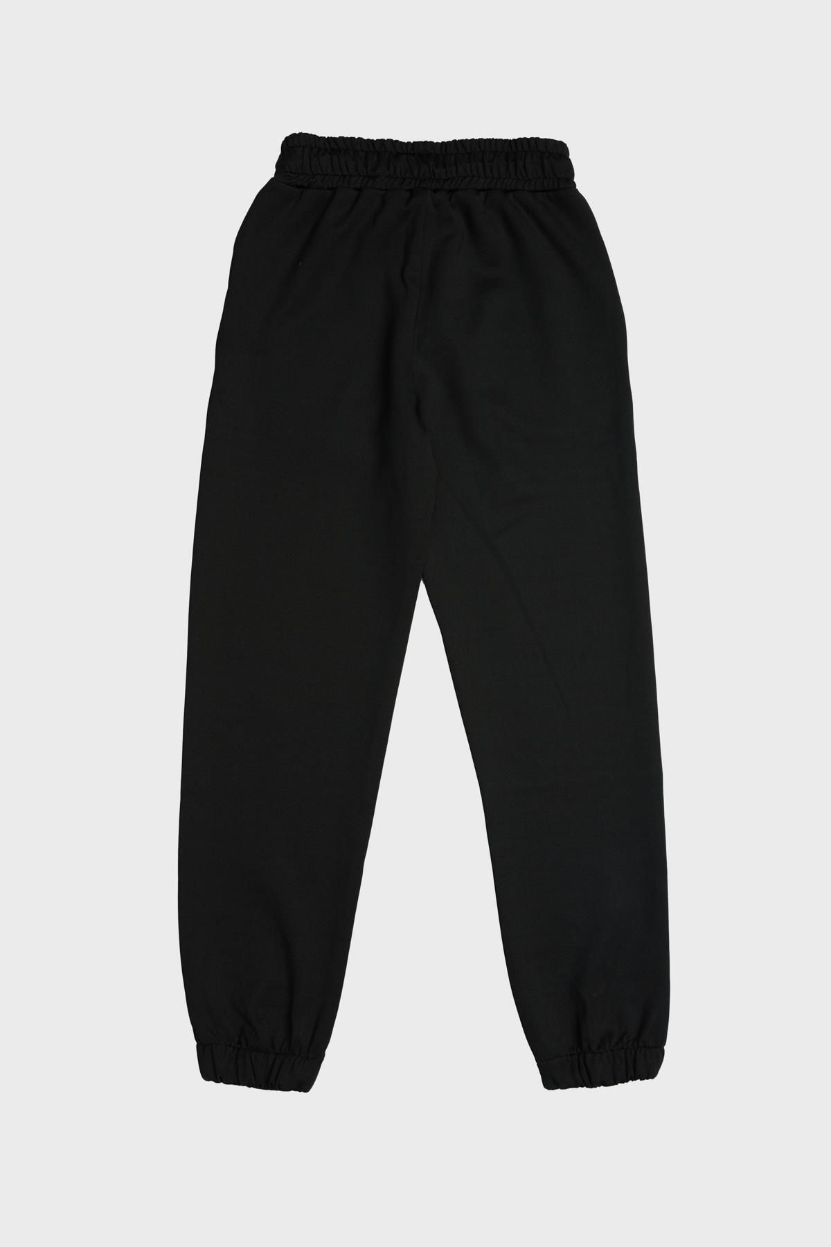 Iceberg-Pantaloni de sport negri pentru fete Bg Store 6