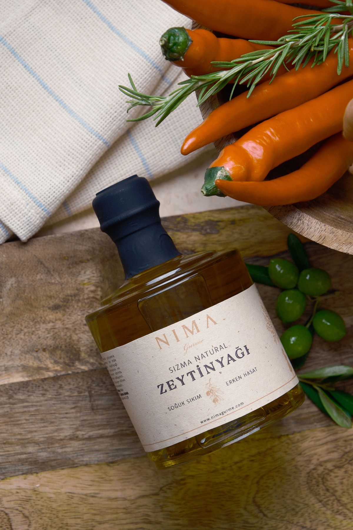 Nima Gurme Erken Hasat Gurme Bursa Zeytinyağı 250 ml