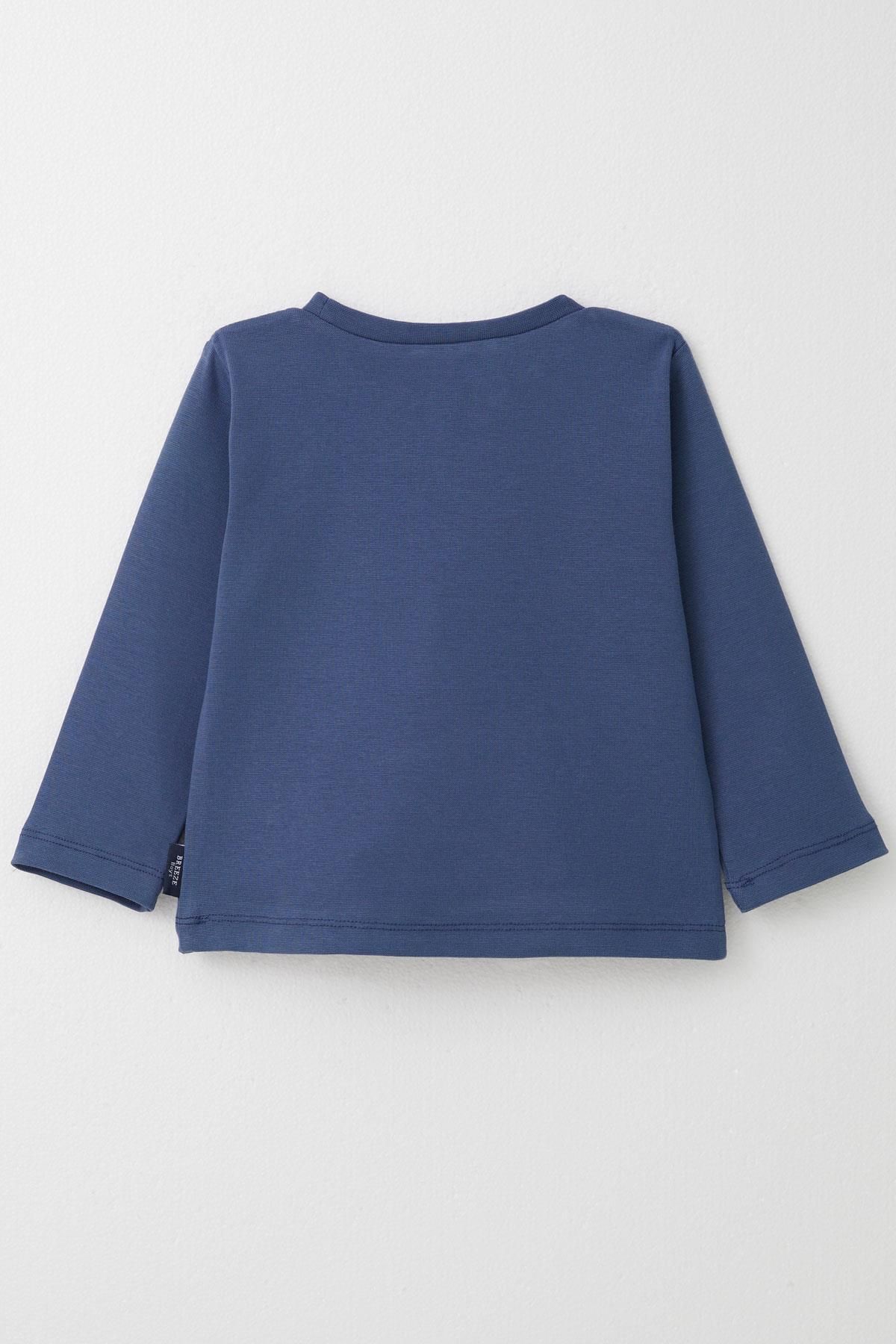 Breeze-1-4 Years Boy Indigo Long Sleeve T-Shirt 2