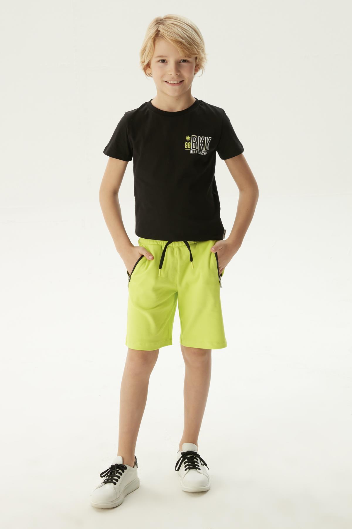 Bikkembergs-BG Store Boy's Yellow Shorts 1