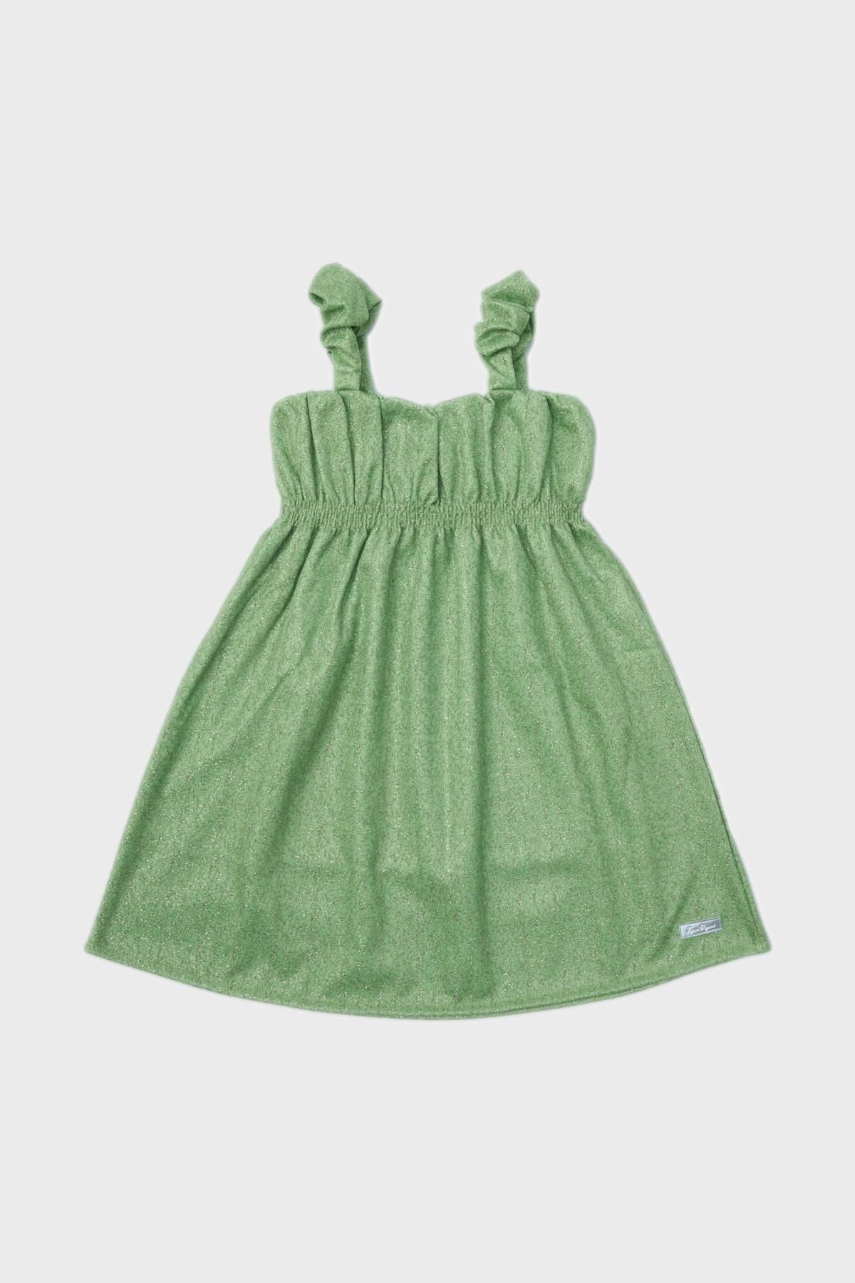 Tyess-Bg Store Girl Green Dress 23ss1tj4918 5