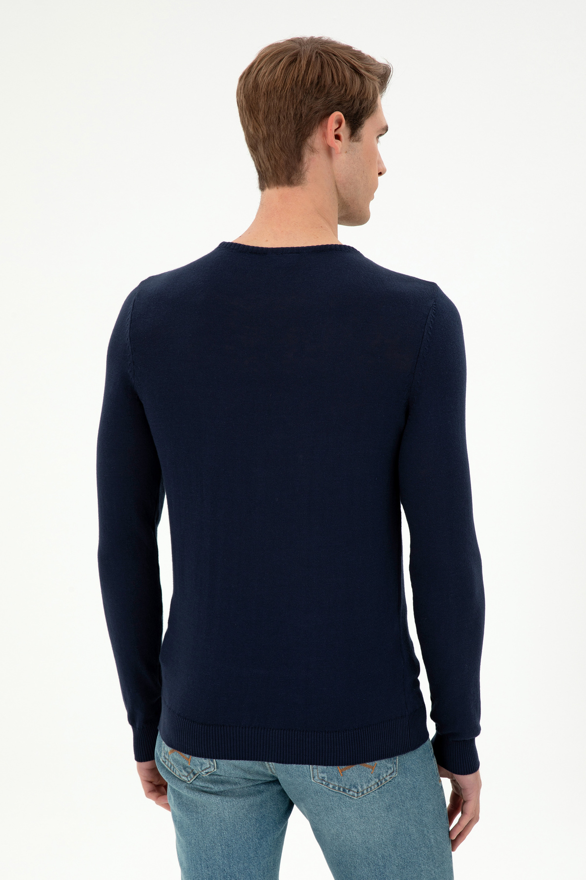 پلیور بیسیک مردانه سرمهای U.S. Polo Assn. مدل 50288880-VR033 — 5