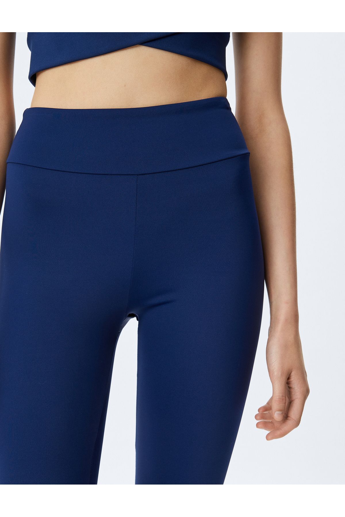 Koton-Jambiere sport slim fit cu talie înaltă 5