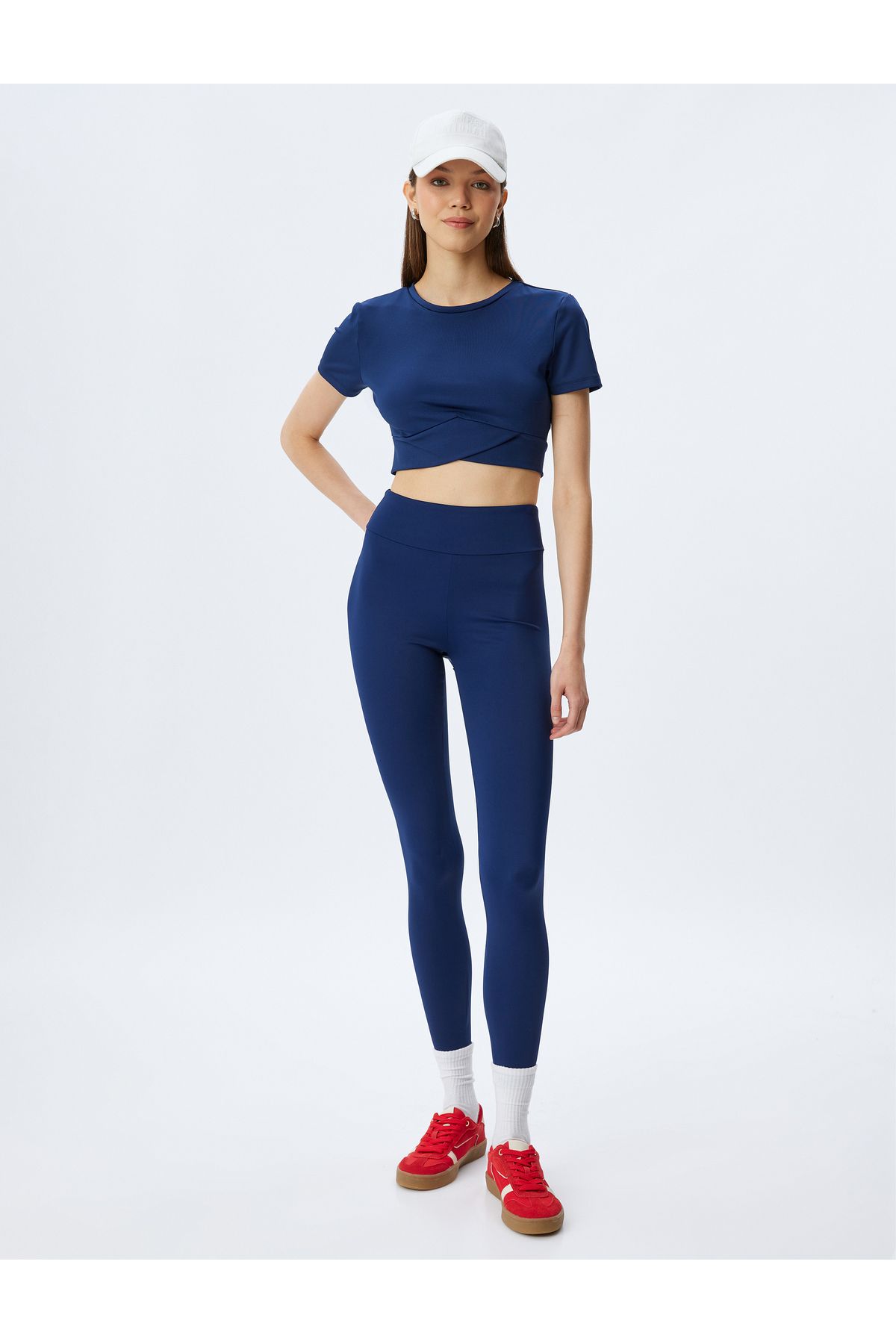 Koton-Jambiere sport slim fit cu talie înaltă 2