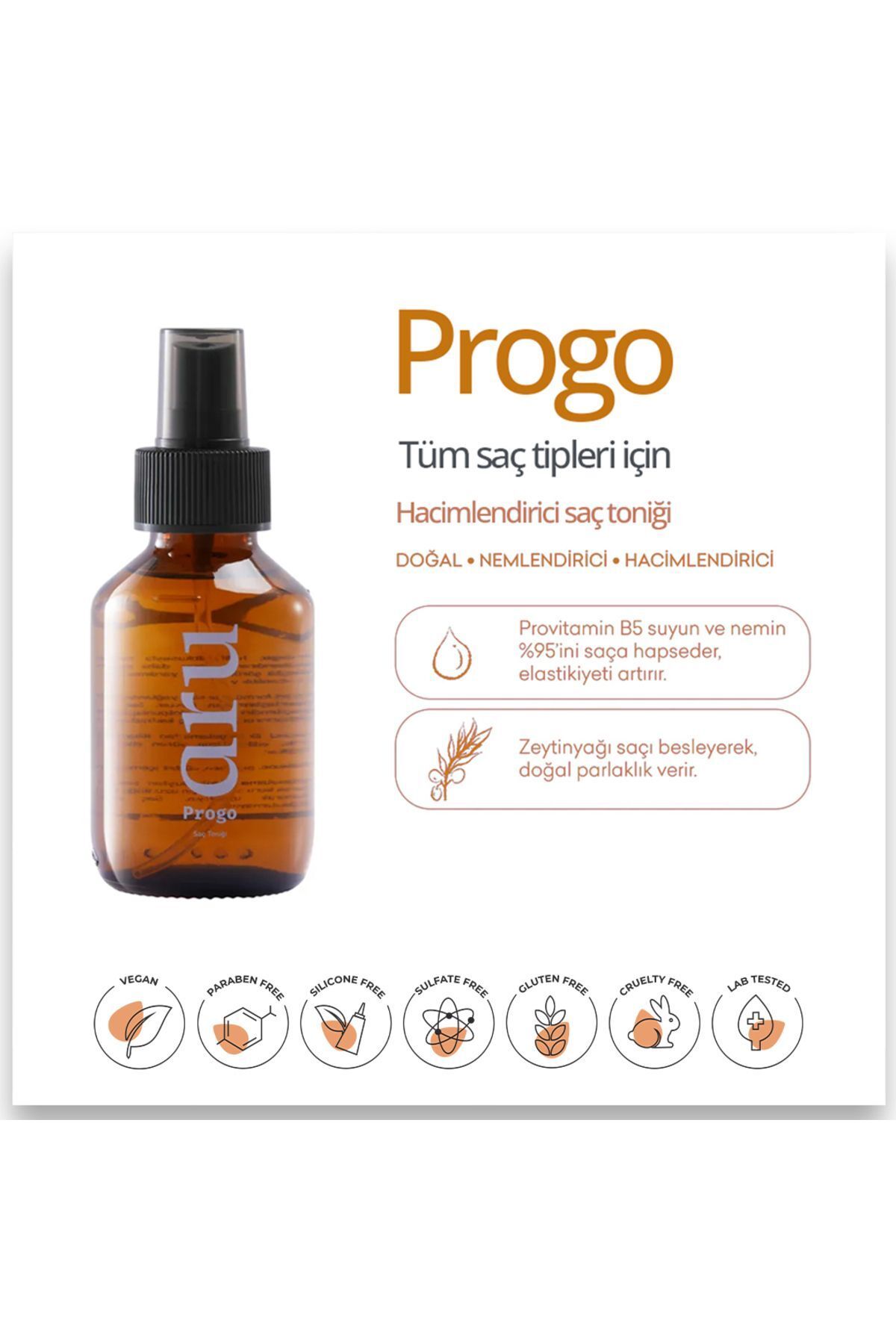 ARU-Progo Volume Adding Hair Tonic 100 ml 7