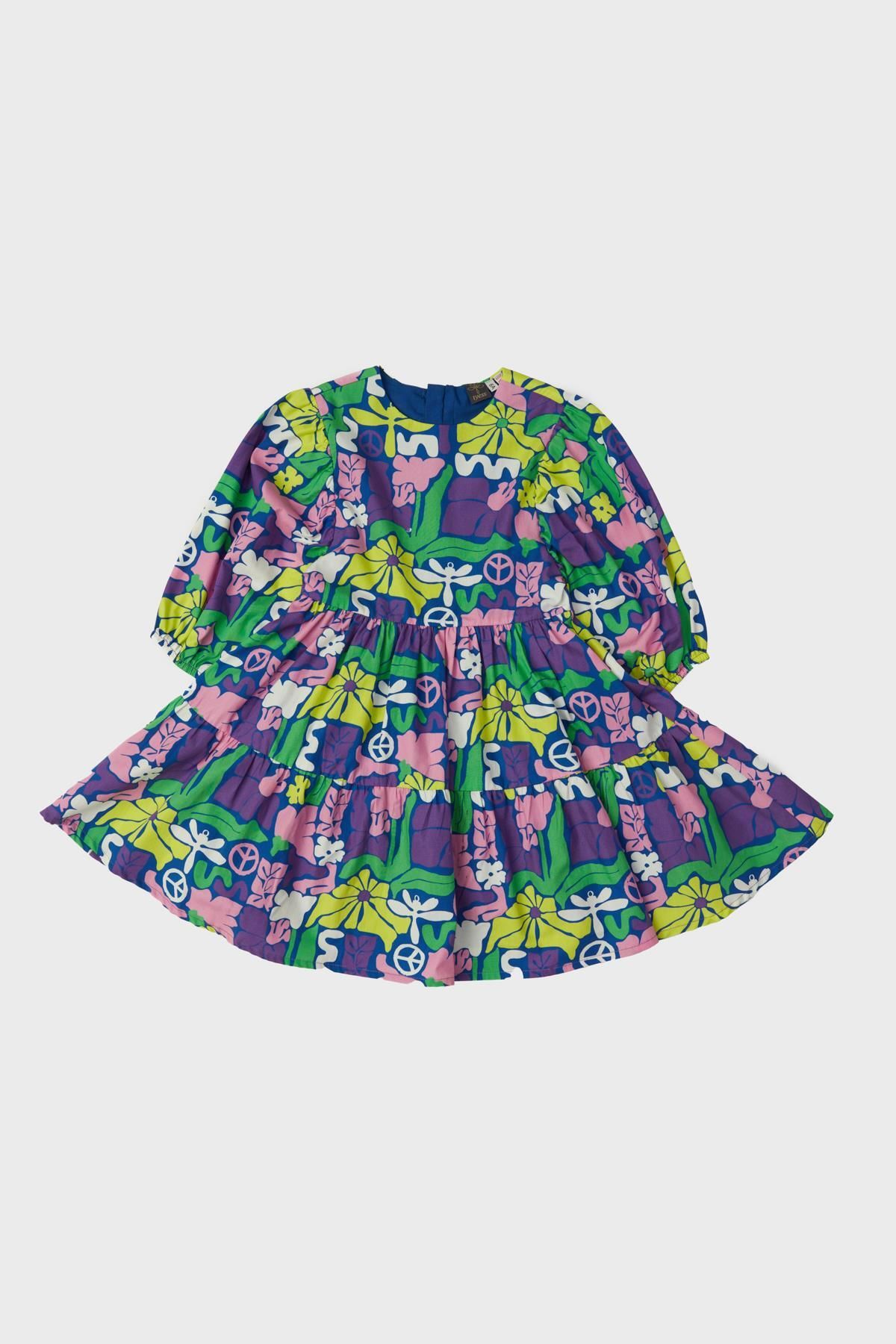 Tyess-BG Store Girls' Patterned Dress 5