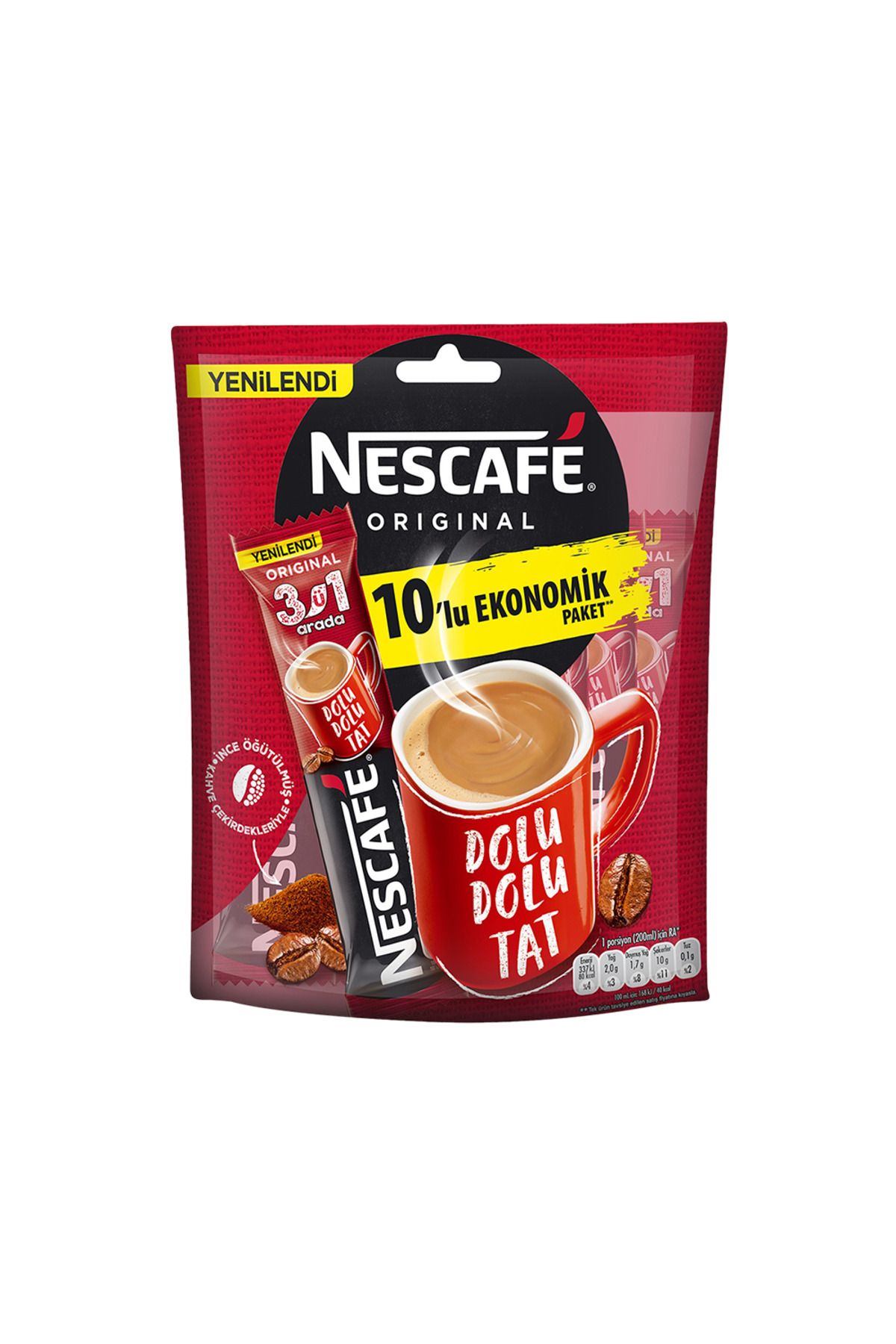 Nestle Nescafé 3'ü 1 Arada (10'lu) x8 Adet