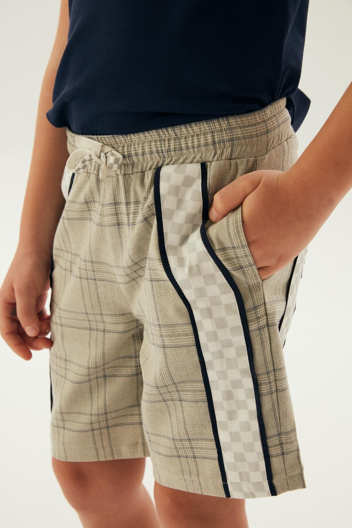 Nebbati-BG Store Boy's Plaid Shorts 3