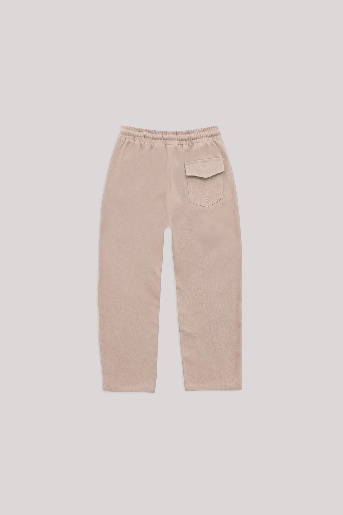 Nebbati-BG Store Чоловічі дитячі брюки екрю 6