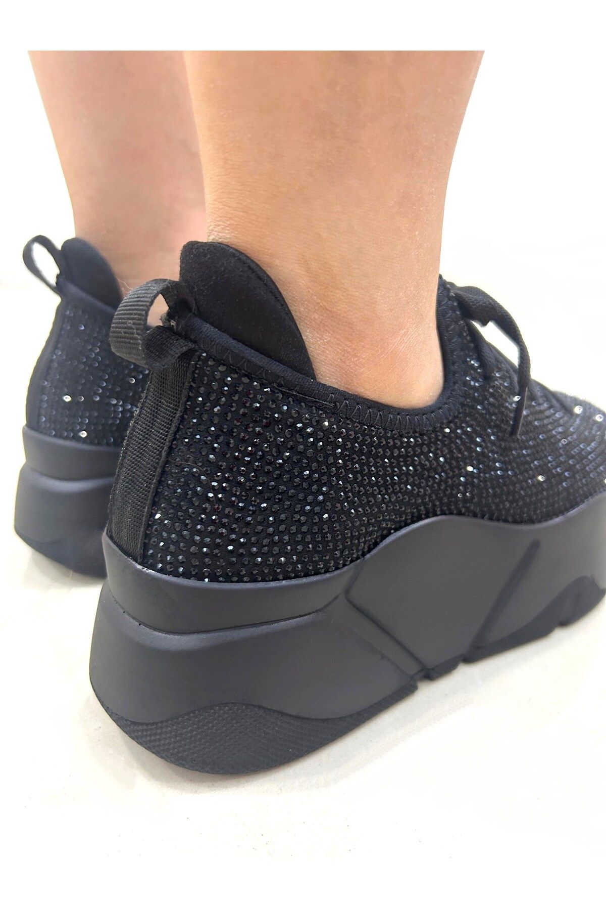 Seniorah-noag Black stretch Women's sneakers 5