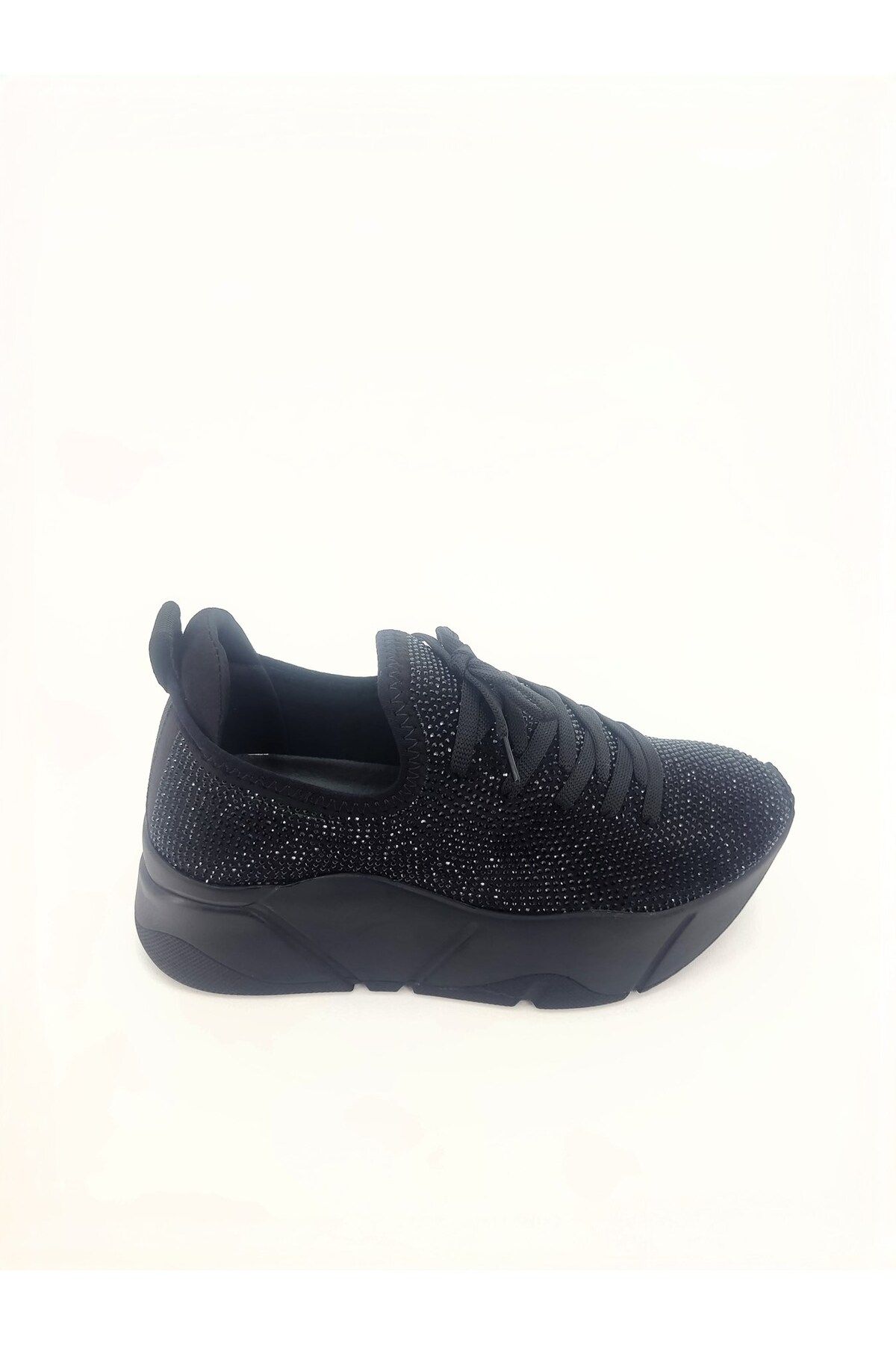Seniorah-noag Black stretch Women's sneakers 1