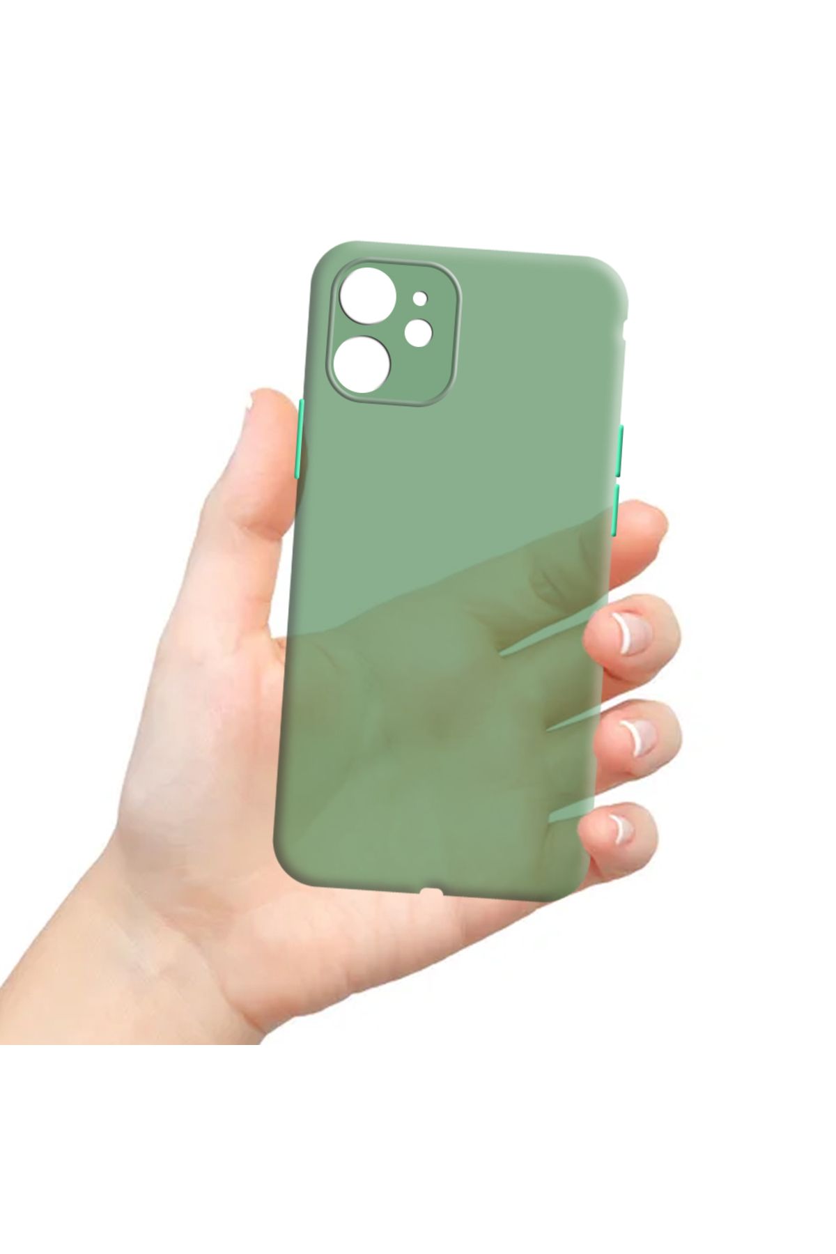 Tekamo Apple iPhone 12 Mini Uyumlu Ultra İnce Zar Telefon Kılıfı