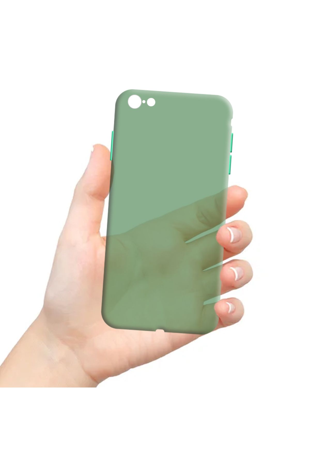 Tekamo Apple iPhone 6 / 6S Uyumlu Ultra İnce Zar Telefon Kılıfı