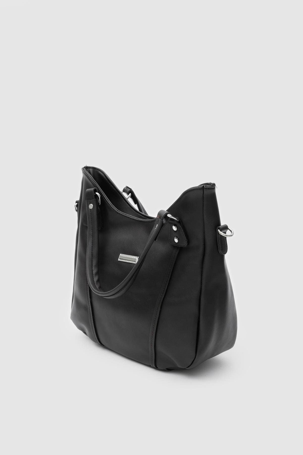 Shule Bags-Fontana Black Shoulder Bag 4