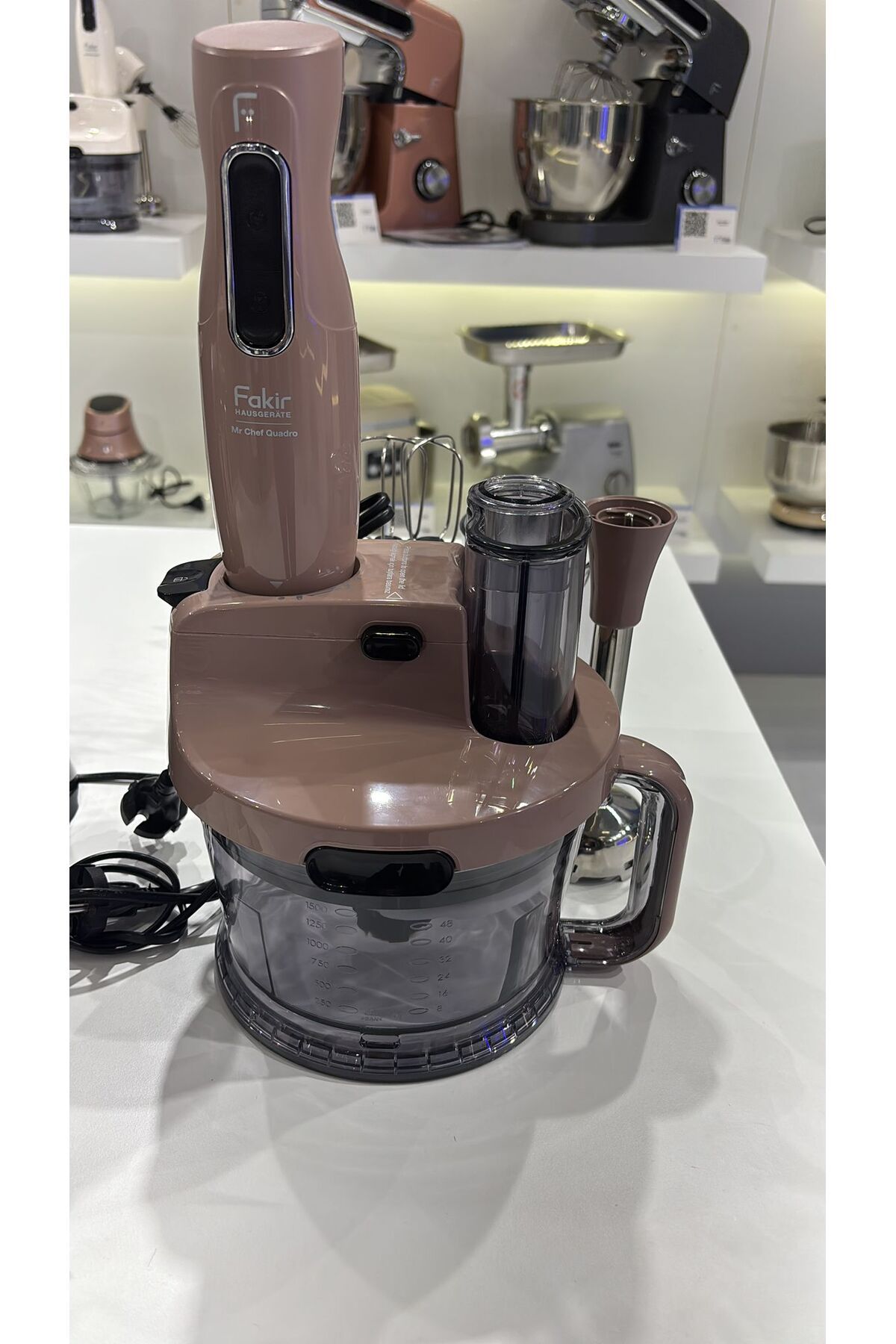 m chef quadro 1000 w blender set beji du sable