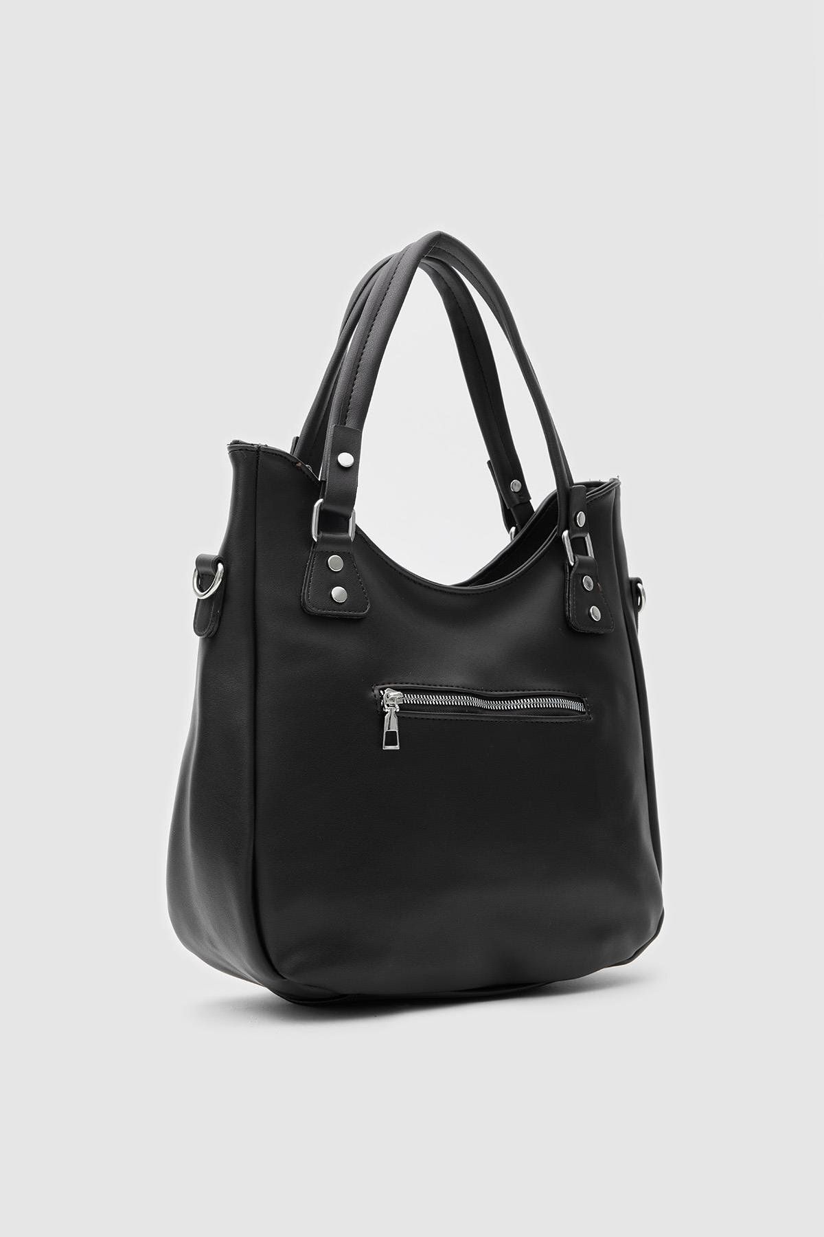 Shule Bags-Fontana Black Shoulder Bag 3