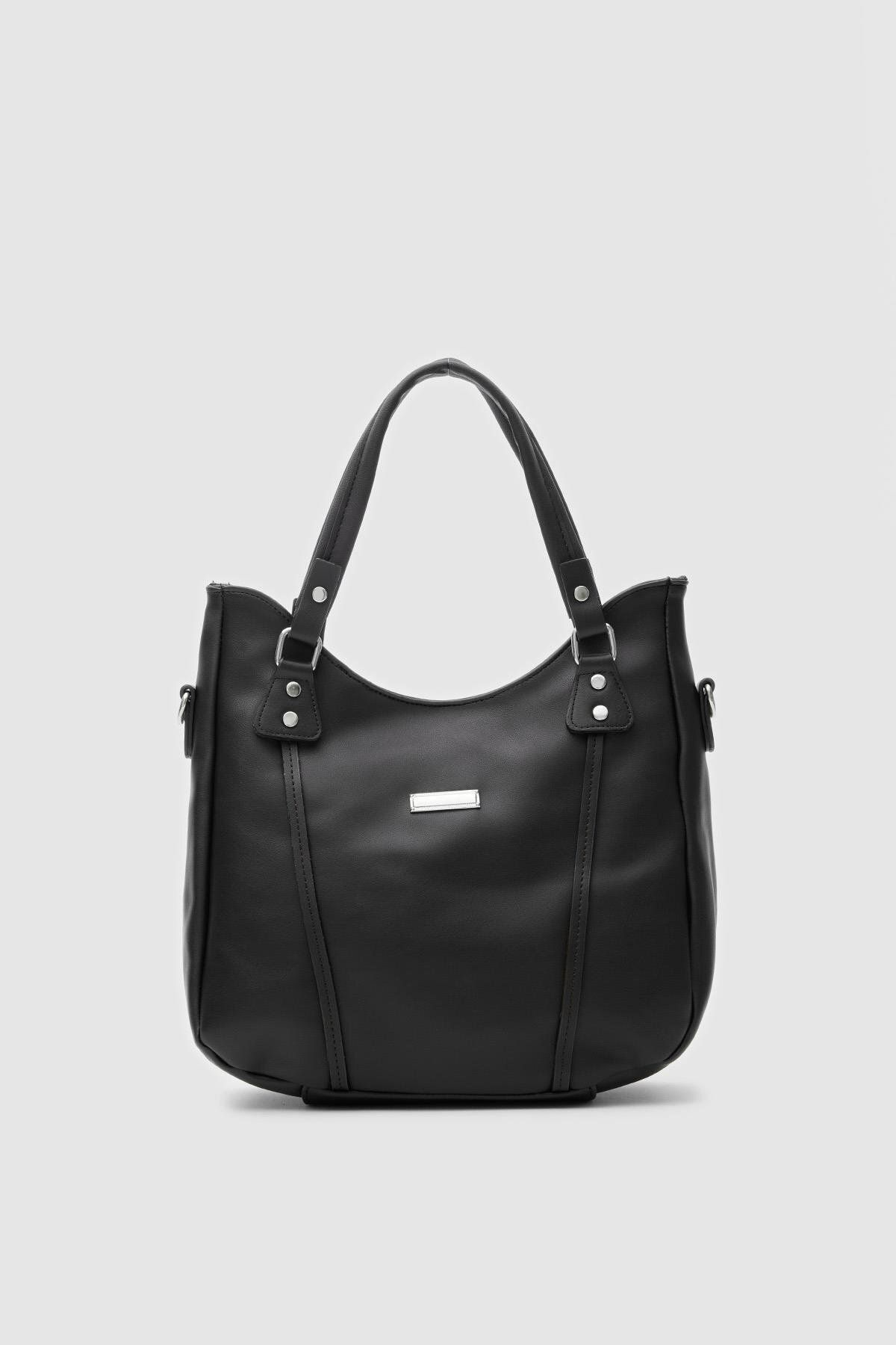 Shule Bags-Fontana Black Shoulder Bag 1