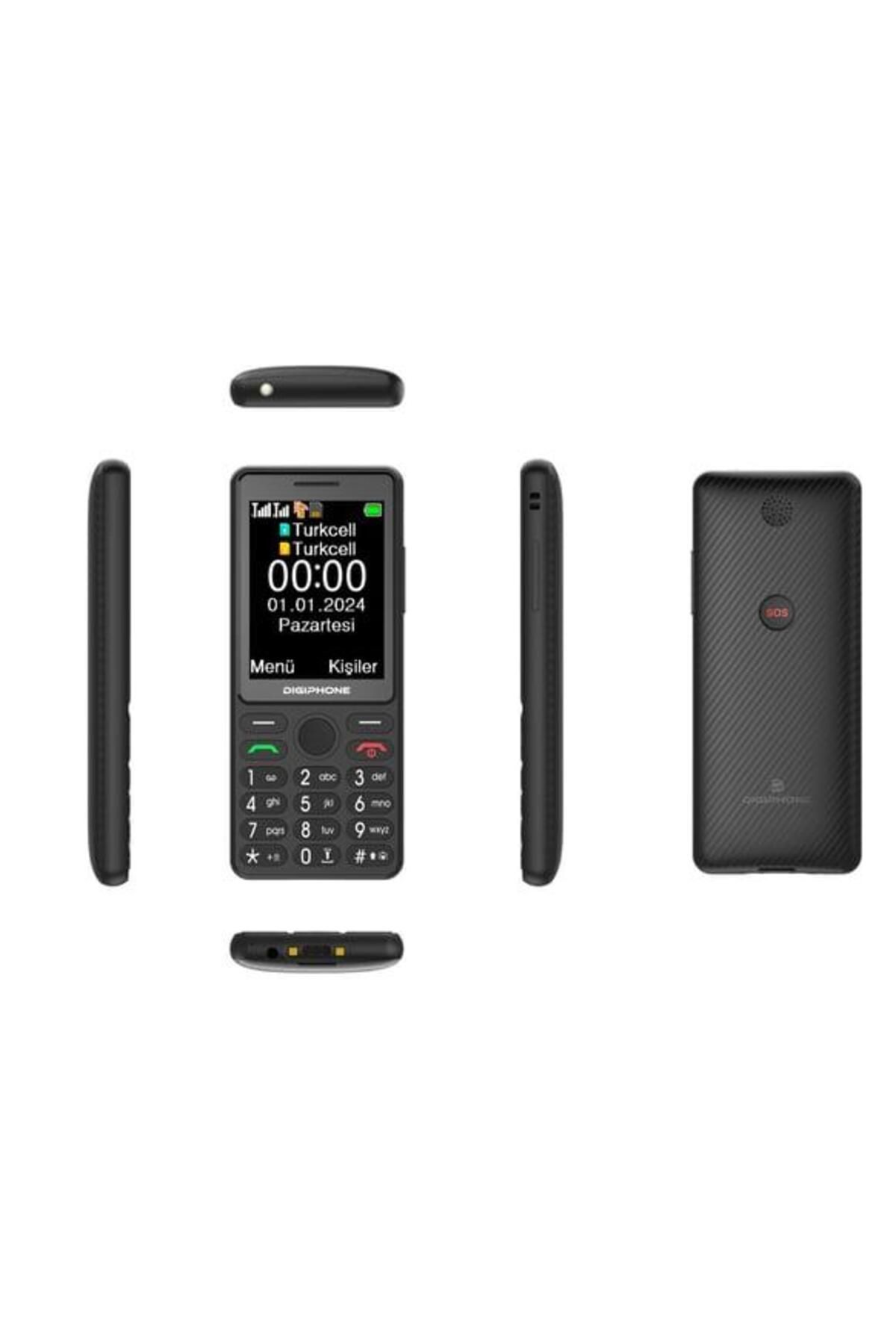 DIGIPHONE Sıfır DıgıPhone S600 Black Tuşlu Telefon