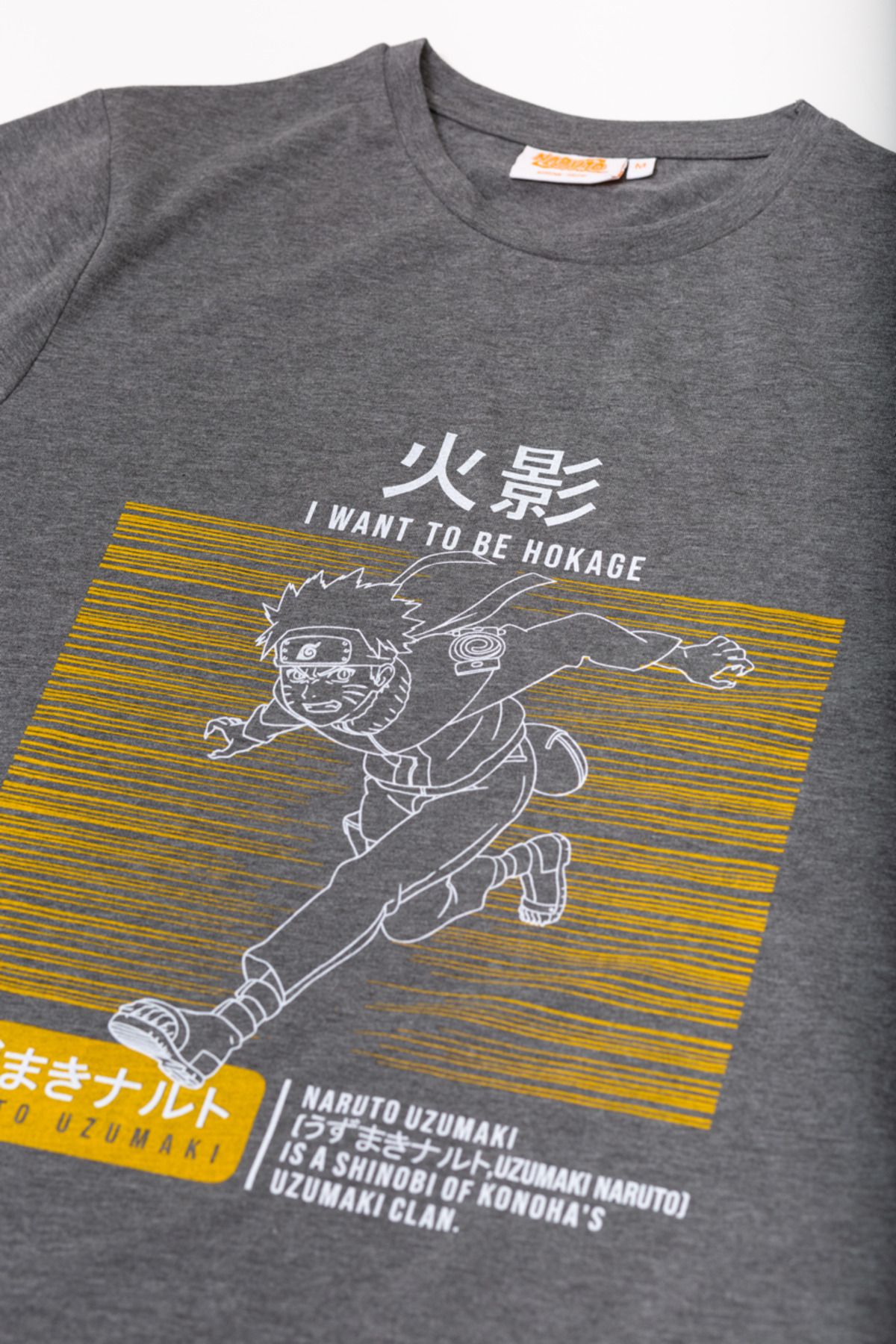 Giyimod-Original Naruto Uzumaki Hokage T-Shirt-1280181-anthracite 4