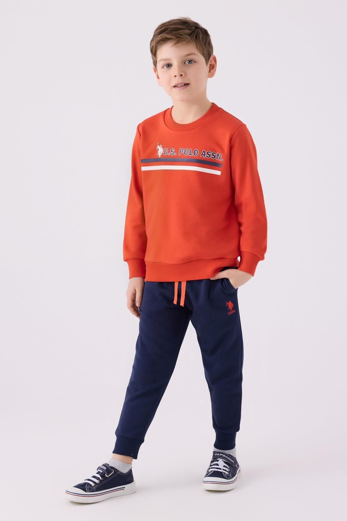 U.S. Polo Assn. Erkek Çocuk 3 İplik Kışlık Ev Giyim