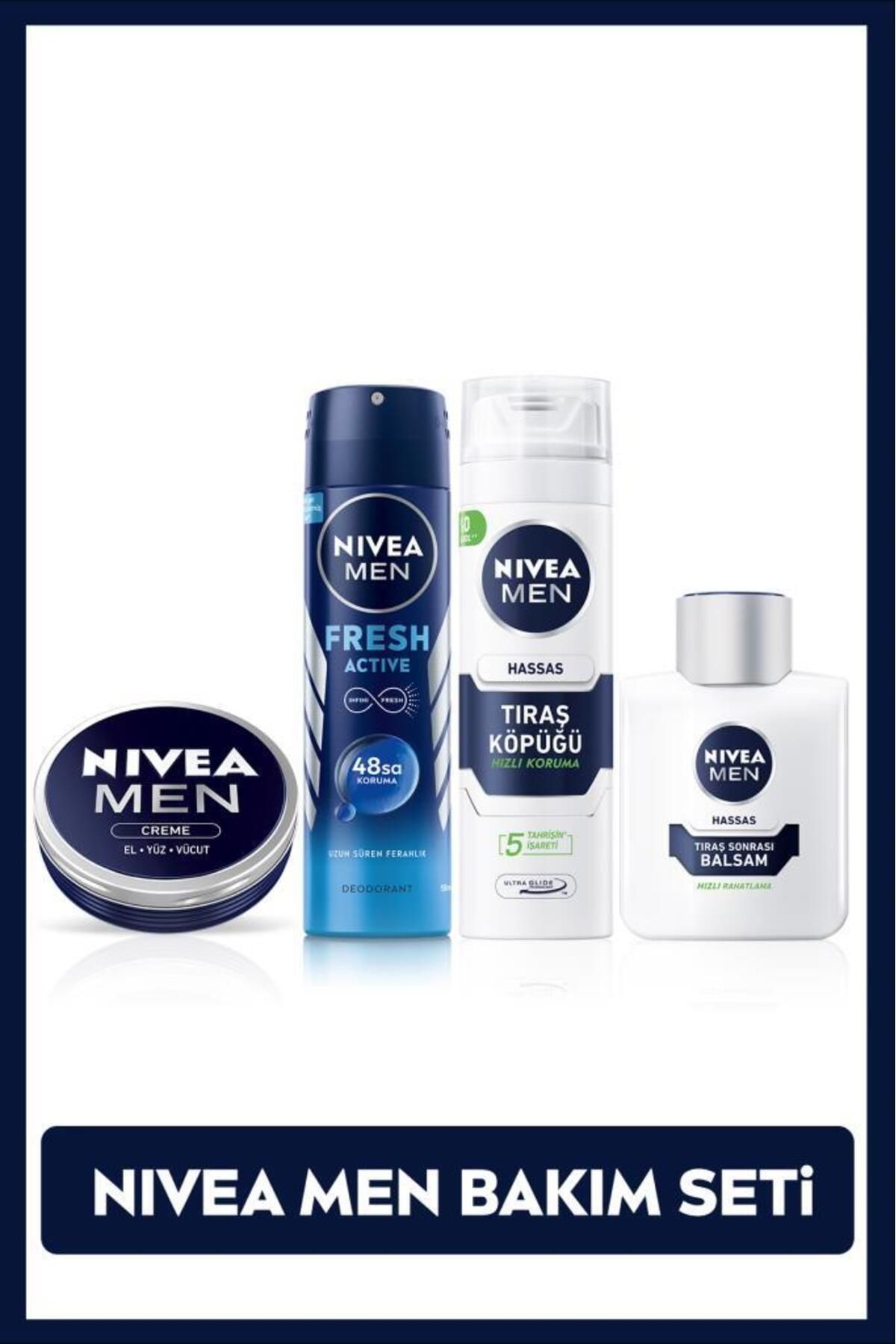 NIVEA Men Erkek Sprey Deodorant,nemlendirici Krem,tıraş Köpüğü,tıraş Sonrası Balsam