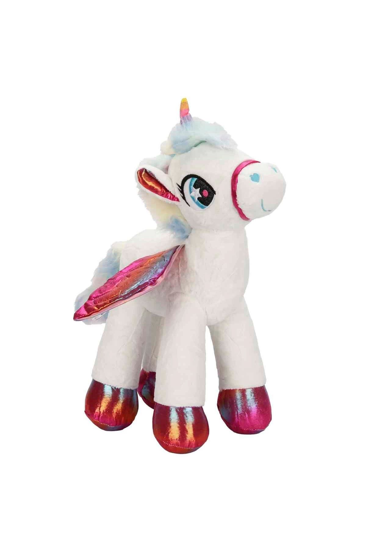 TOYFEST-42 cm Winged Unicorn Plush Shoes 2