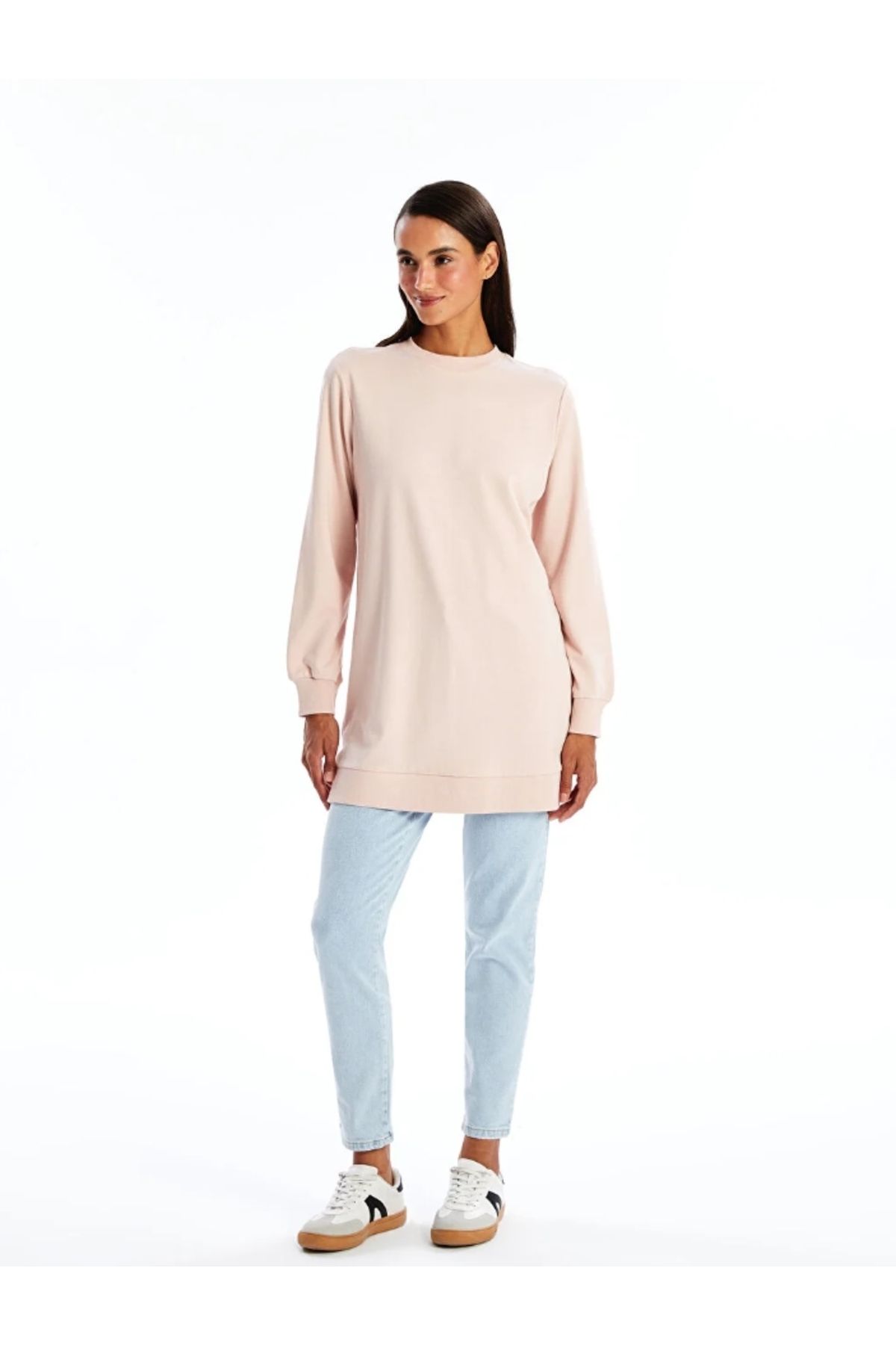 LC Waikiki-Women's Crew Neck Sweatshirt Tunic 2