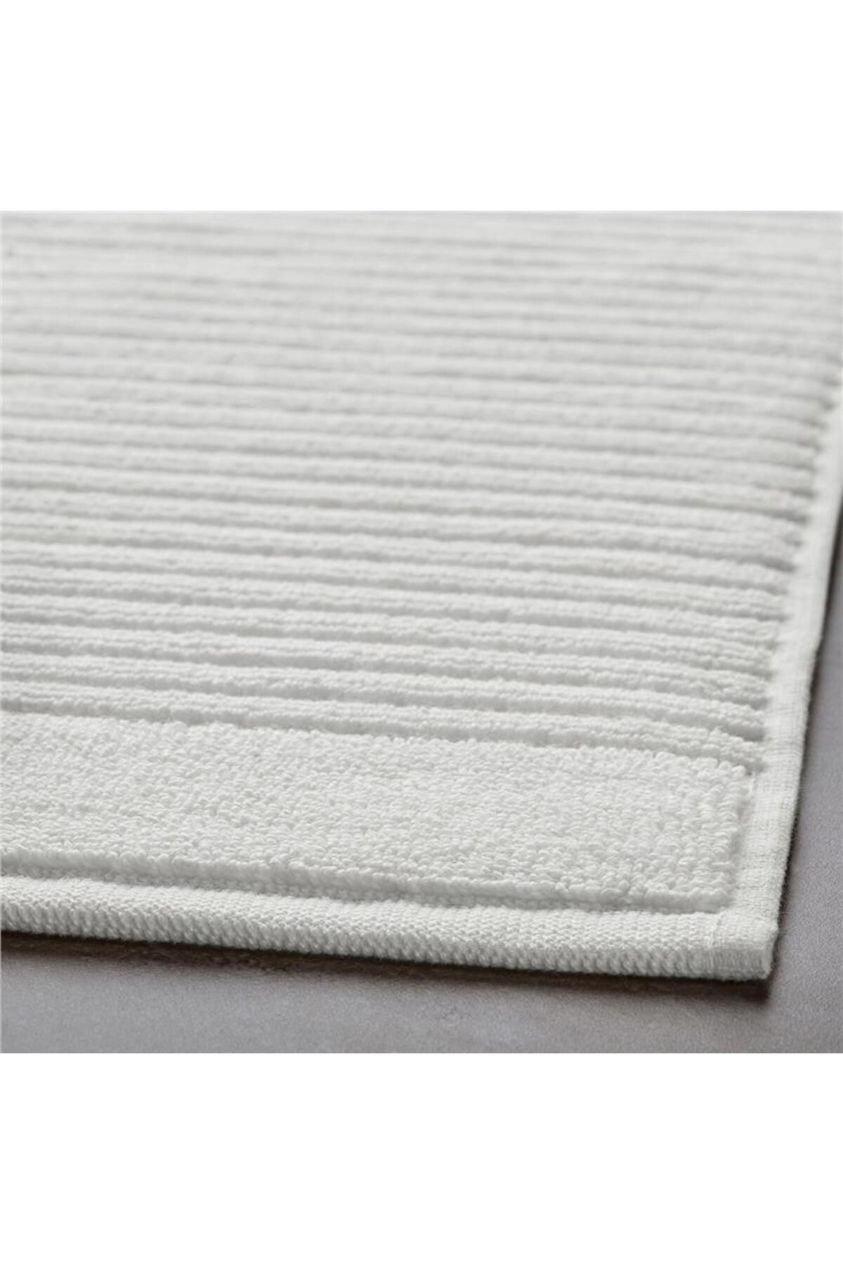 IKEA-Alstern White Foot Towel - 50X80 cm 00447350 2