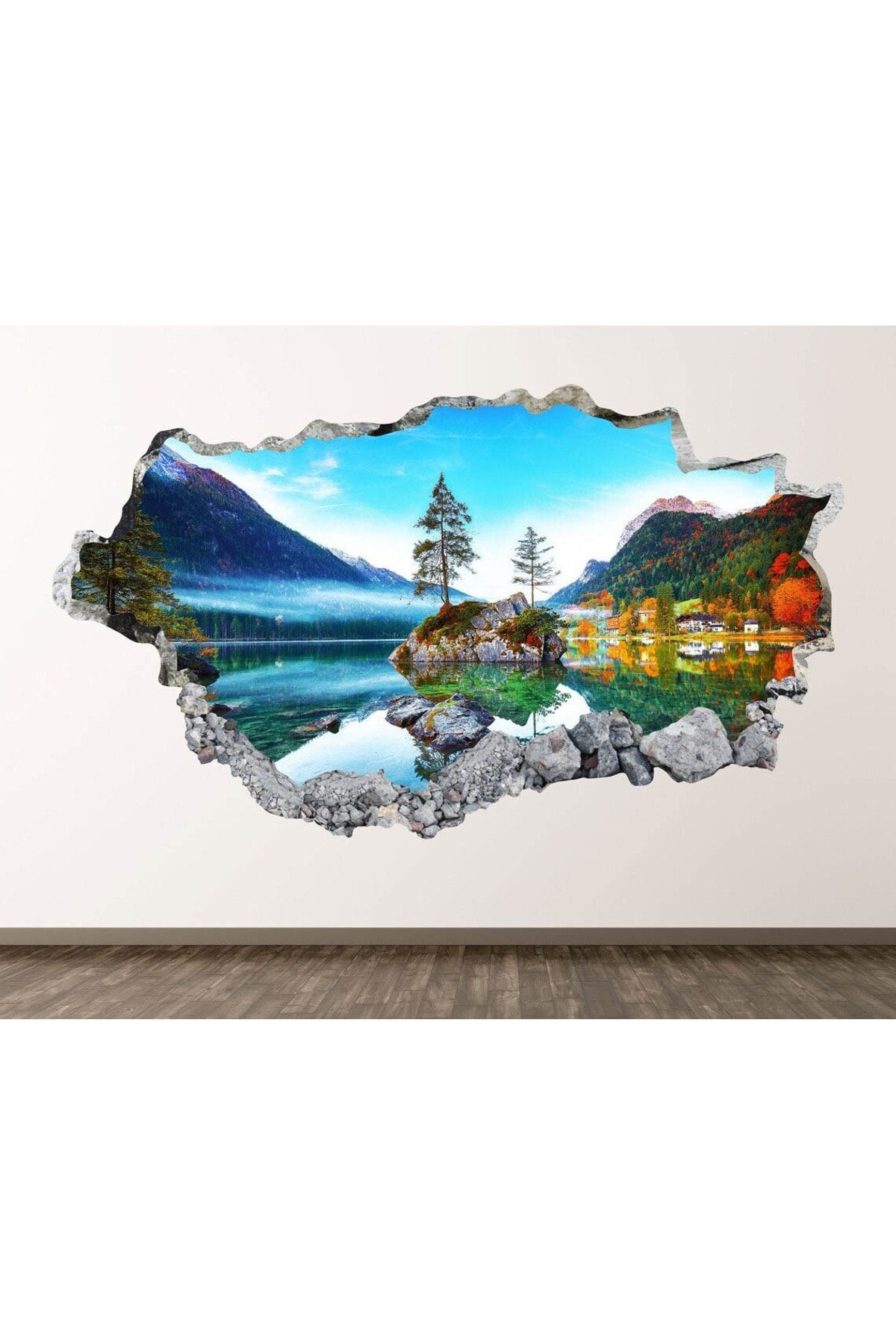 Full Hd Baskı 3D Modern Duvar Sticker
