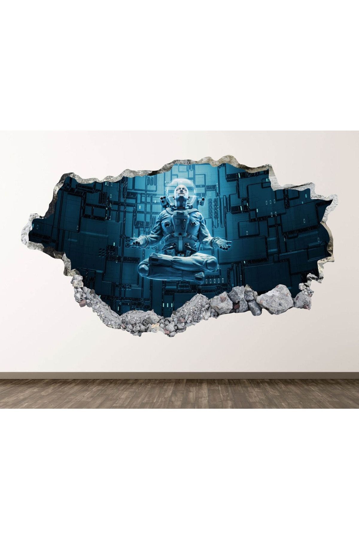 Full Hd Baskı 3D Modern Duvar Sticker