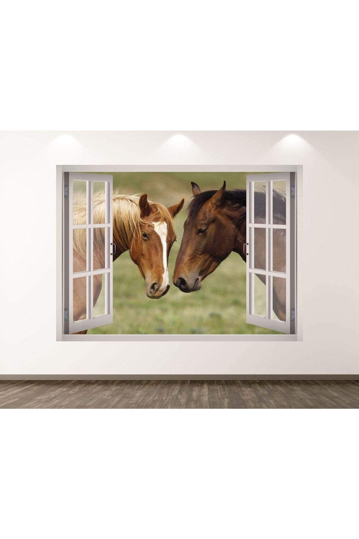 Muhteşem Manzaralar Full Hd Baskı 3D Pencere Modern Duvar Sticker